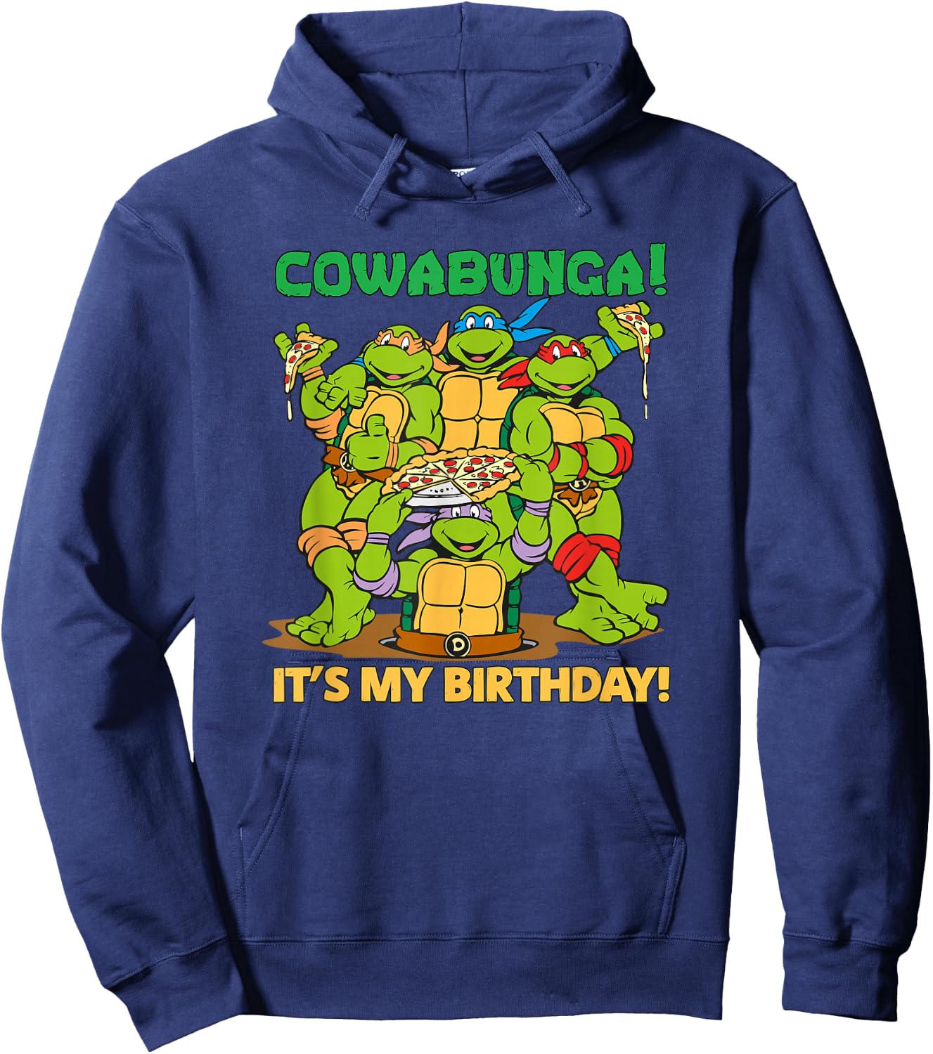 Cowabunga! It's My Birthday! Hoodie - Hoodie | Navy
