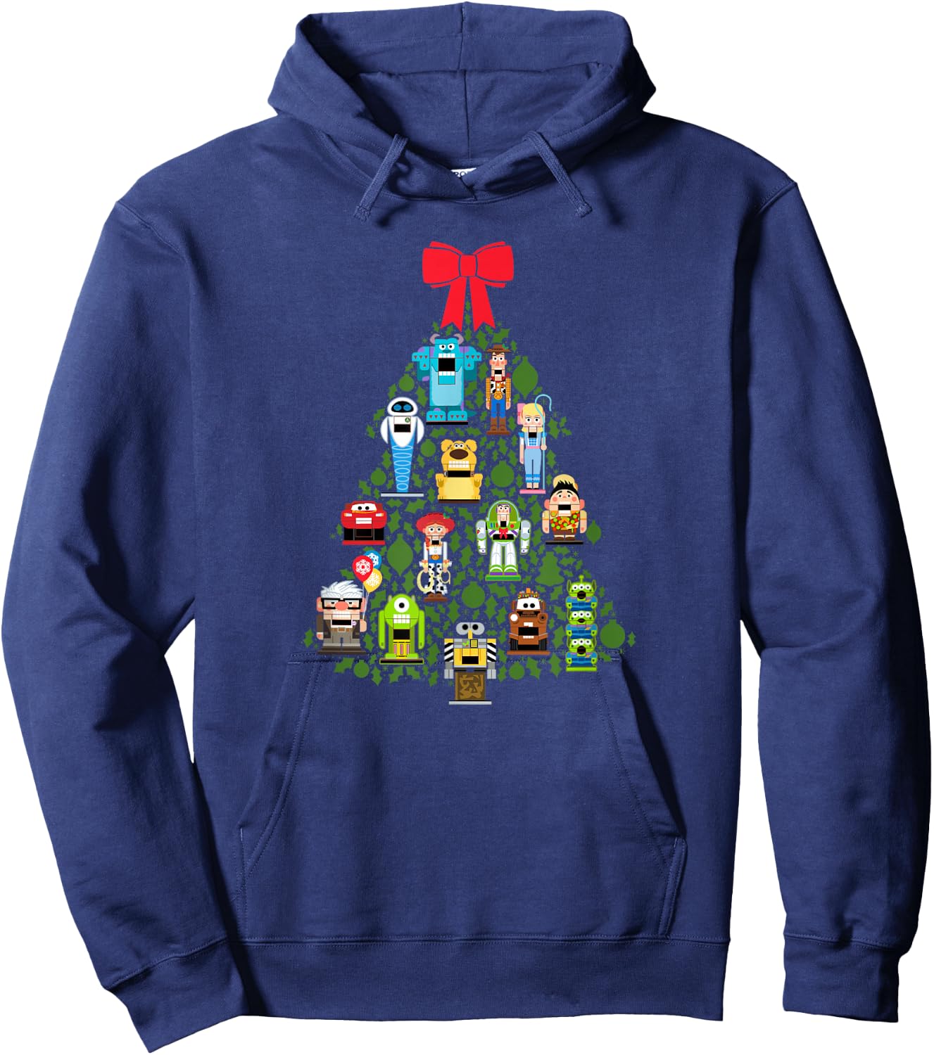Disney and Pixar Christmas Tree Nutcracker Holiday Hoodie - Hoodie | Navy
