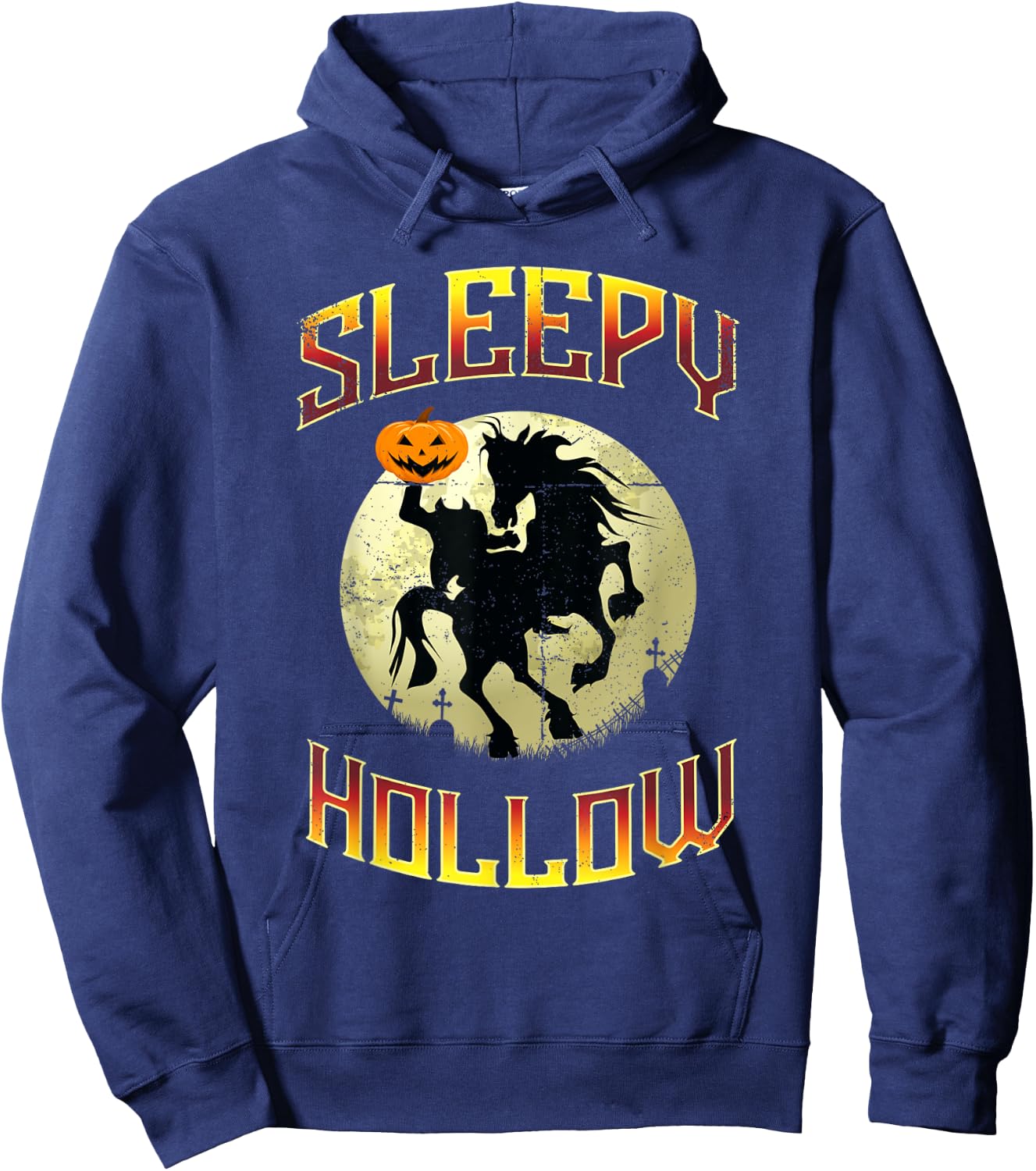 Legend of Headless Horsemen or Sleepy Hollow Halloween Hoodie - Hoodie | Navy