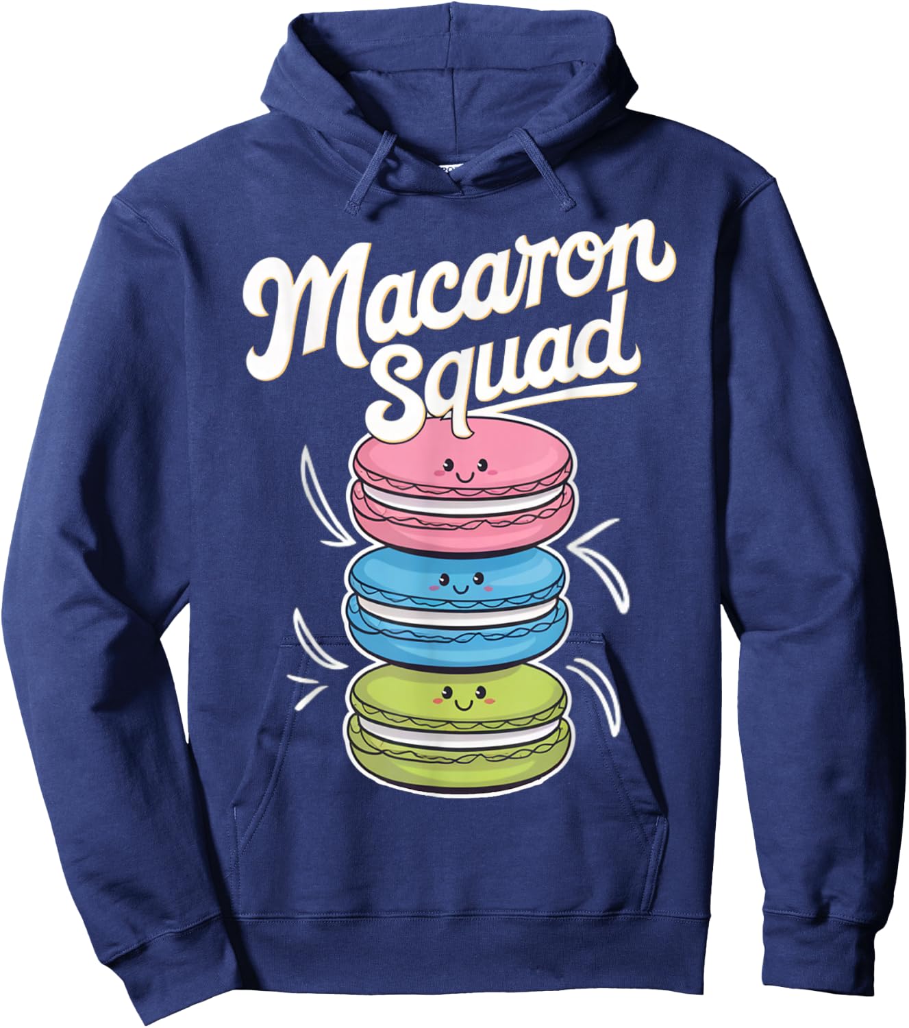 Macaron Squad Life Is Better With Macarons Pastel Hoodie - Hoodie | Navy