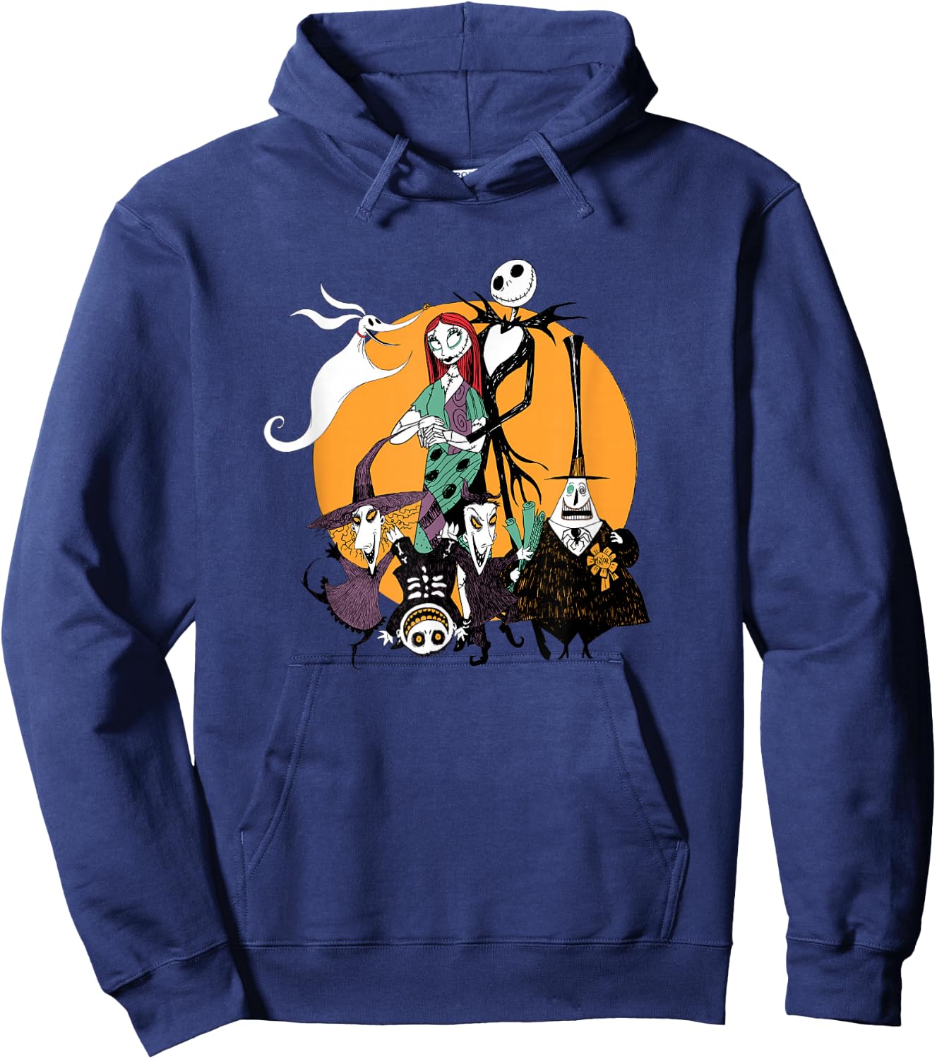 The Nightmare Before Christmas - Character Group Hoodie - Hoodie | Navy