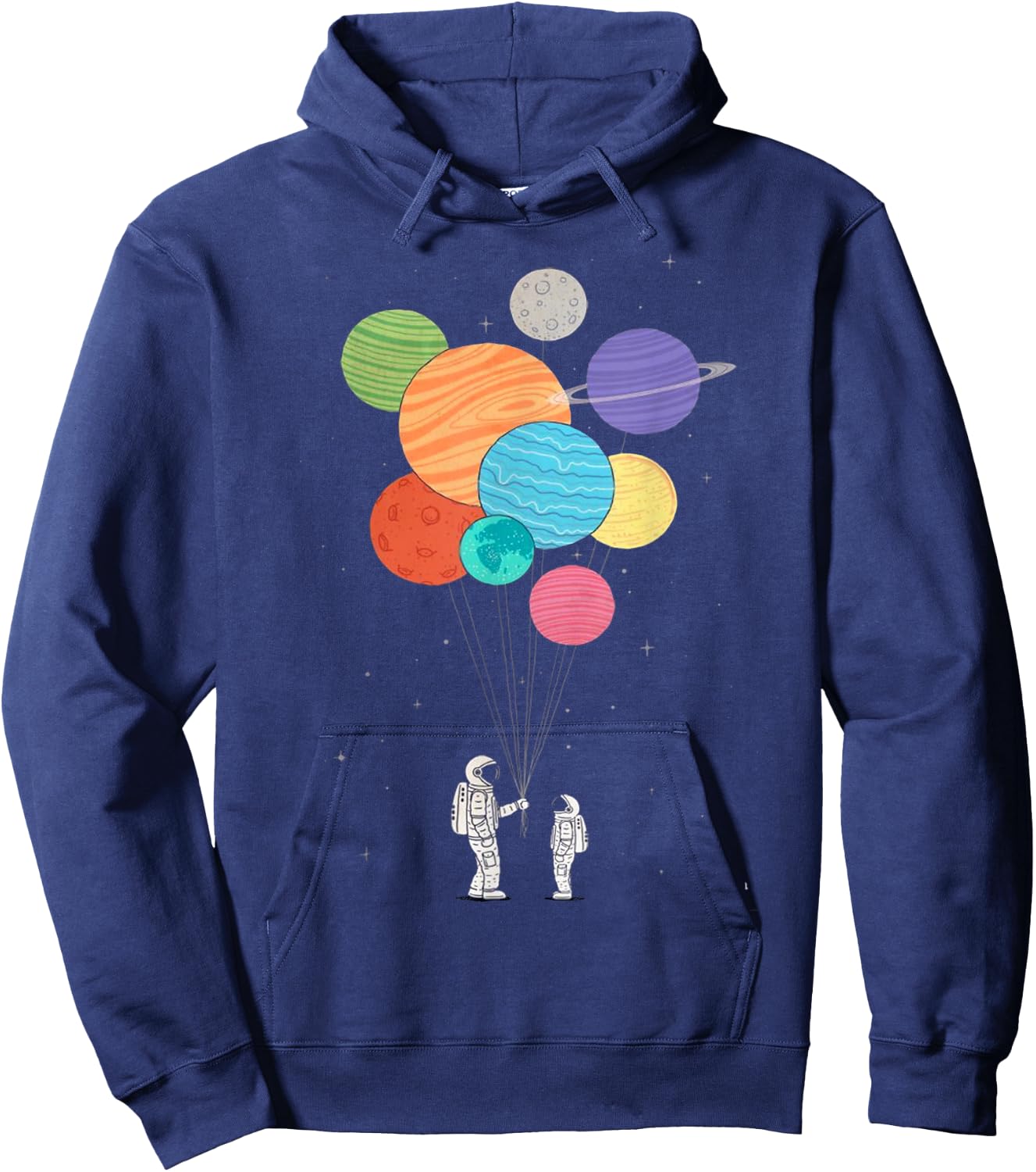 Planet Balloons Hoodie - Hoodie | Navy