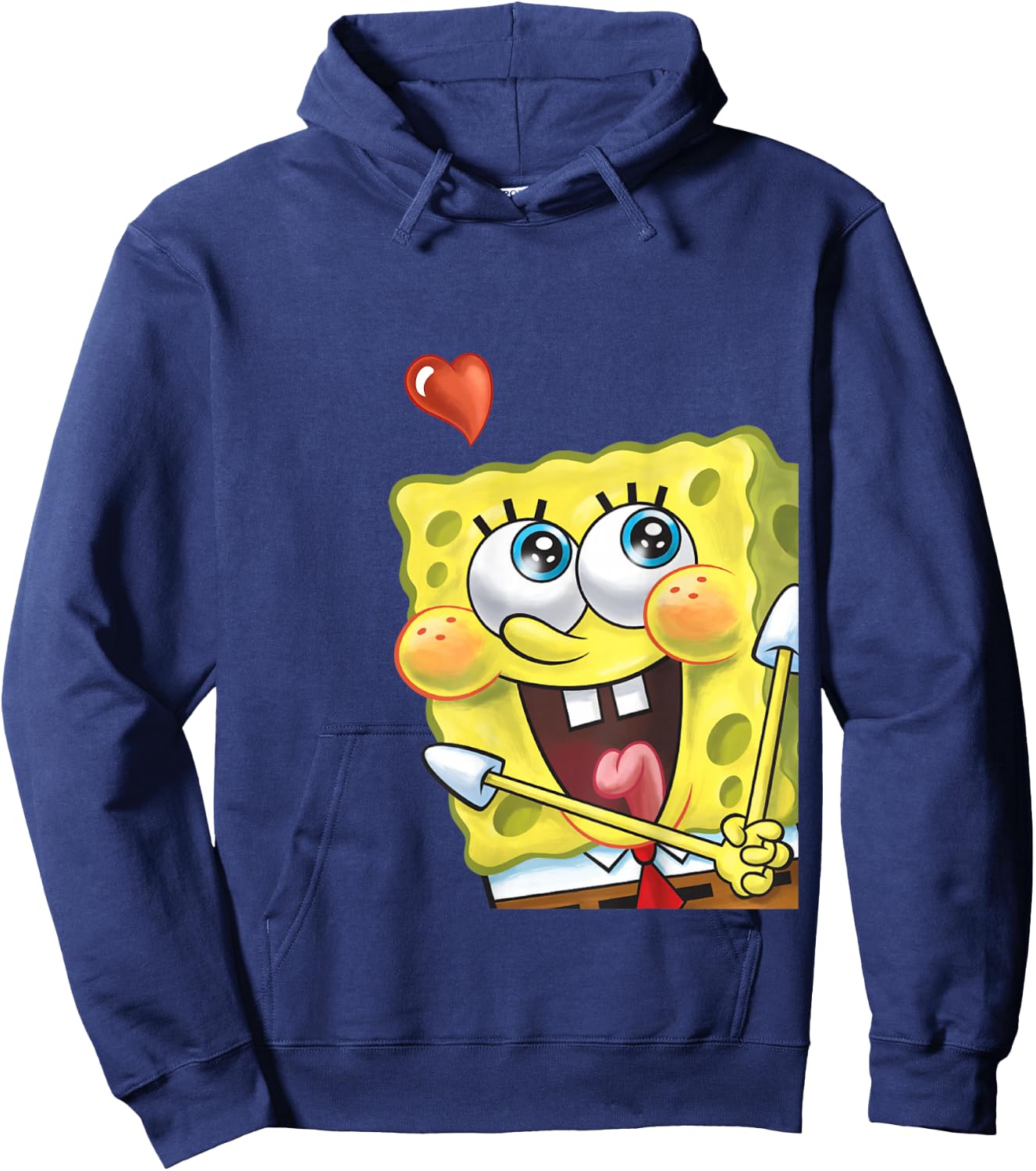 Heart Eyes SpongeBob SquarePants Hoodie - Hoodie | Navy
