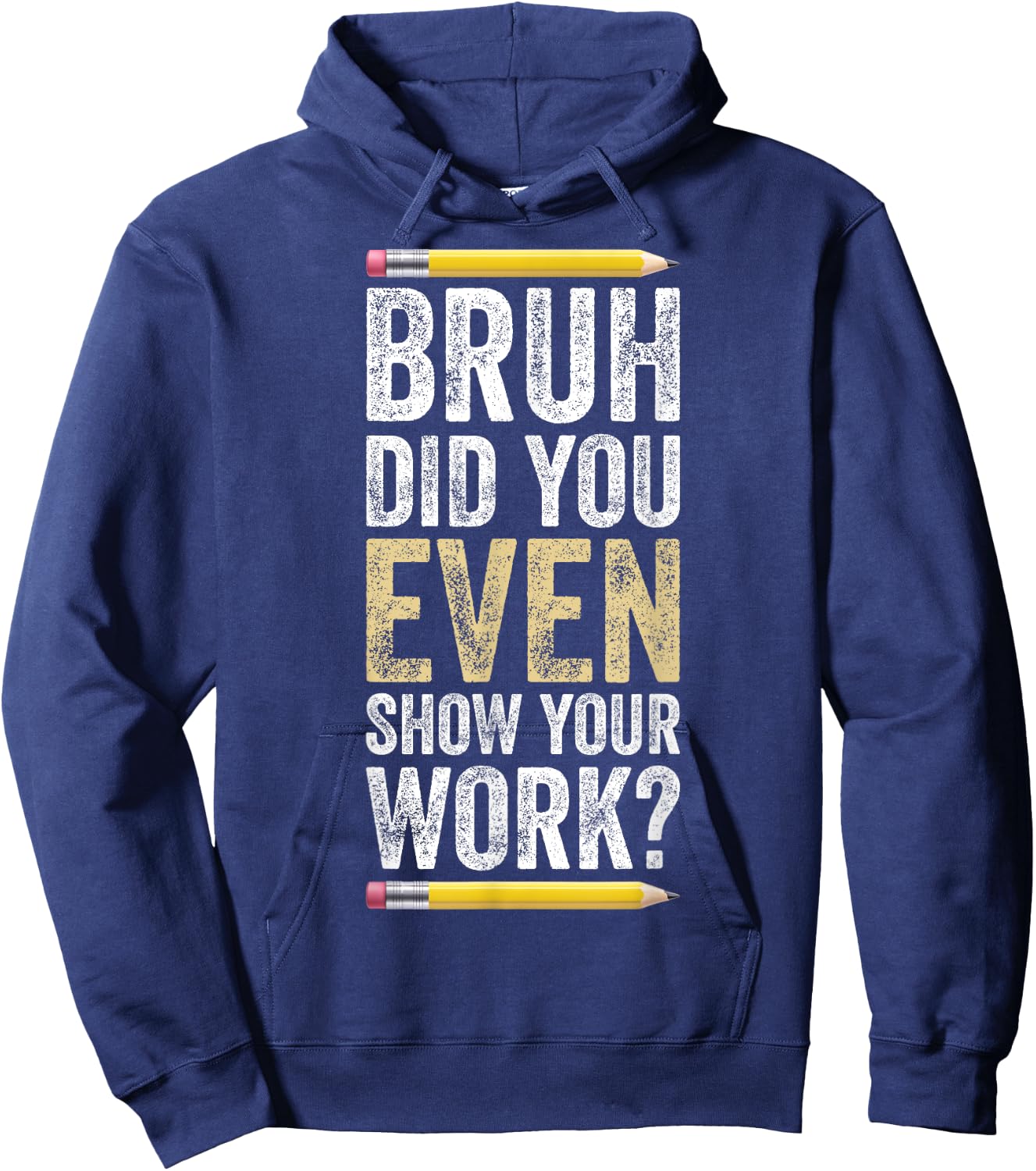 Funny Math Teacher Joke Men Women Fun Best Math Quotes Hoodie - Hoodie | Navy