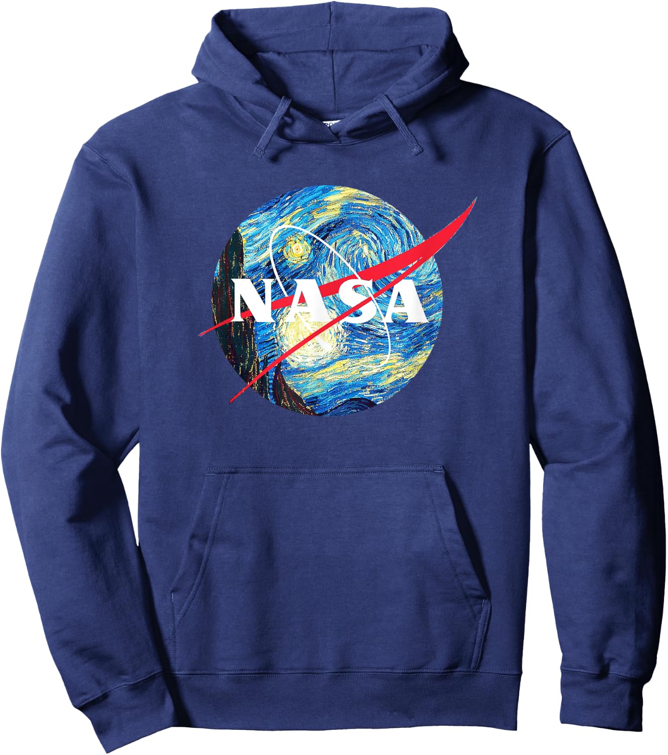 Funny Nerdy NASA Meatball Starry Night Space Science Teacher Women Girls Kids Hoodie - Hoodie | Navy