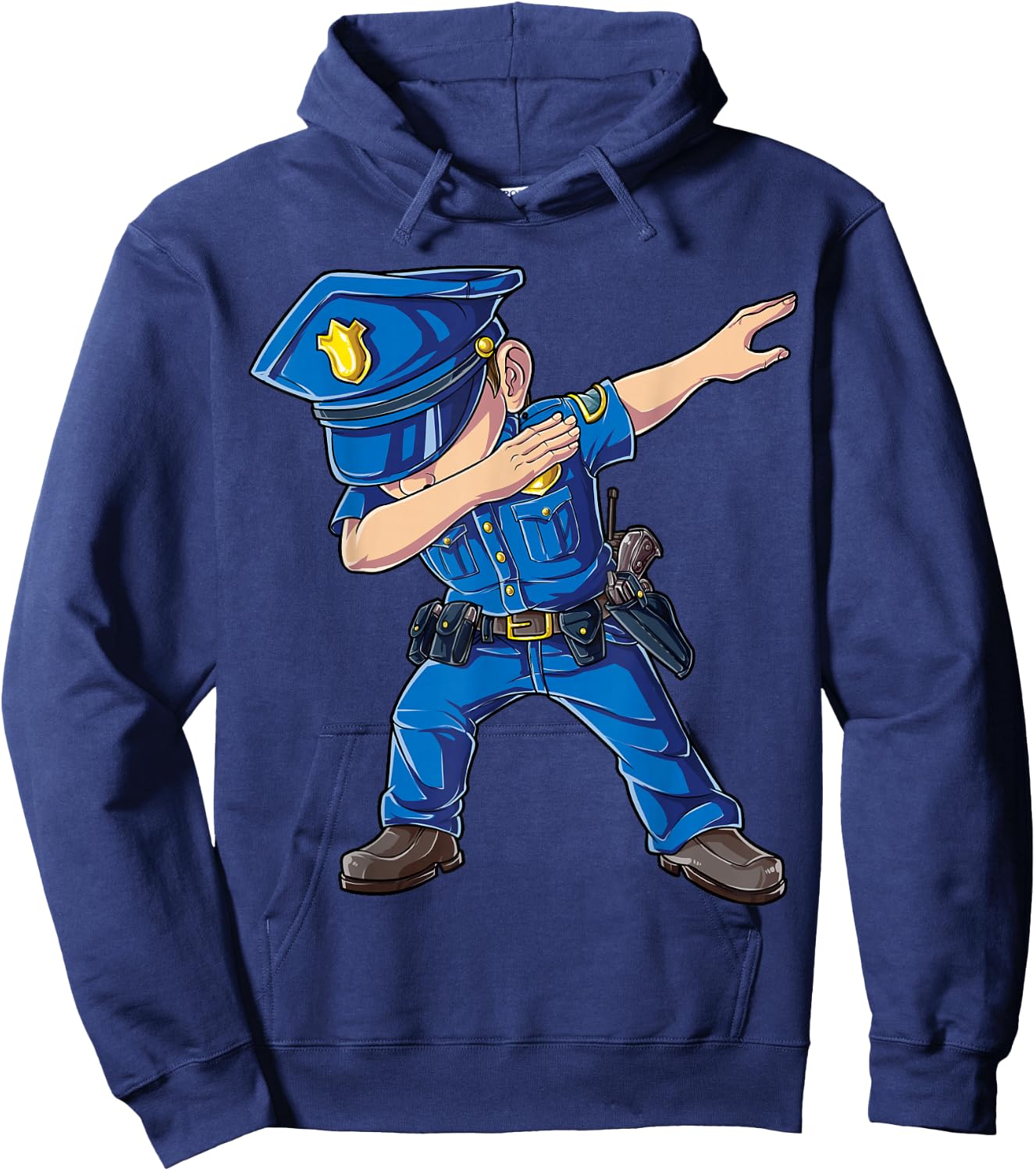 Dabbing Police Funny Policeman Dab Dance Boys Girls Men Cute Hoodie - Hoodie | Navy