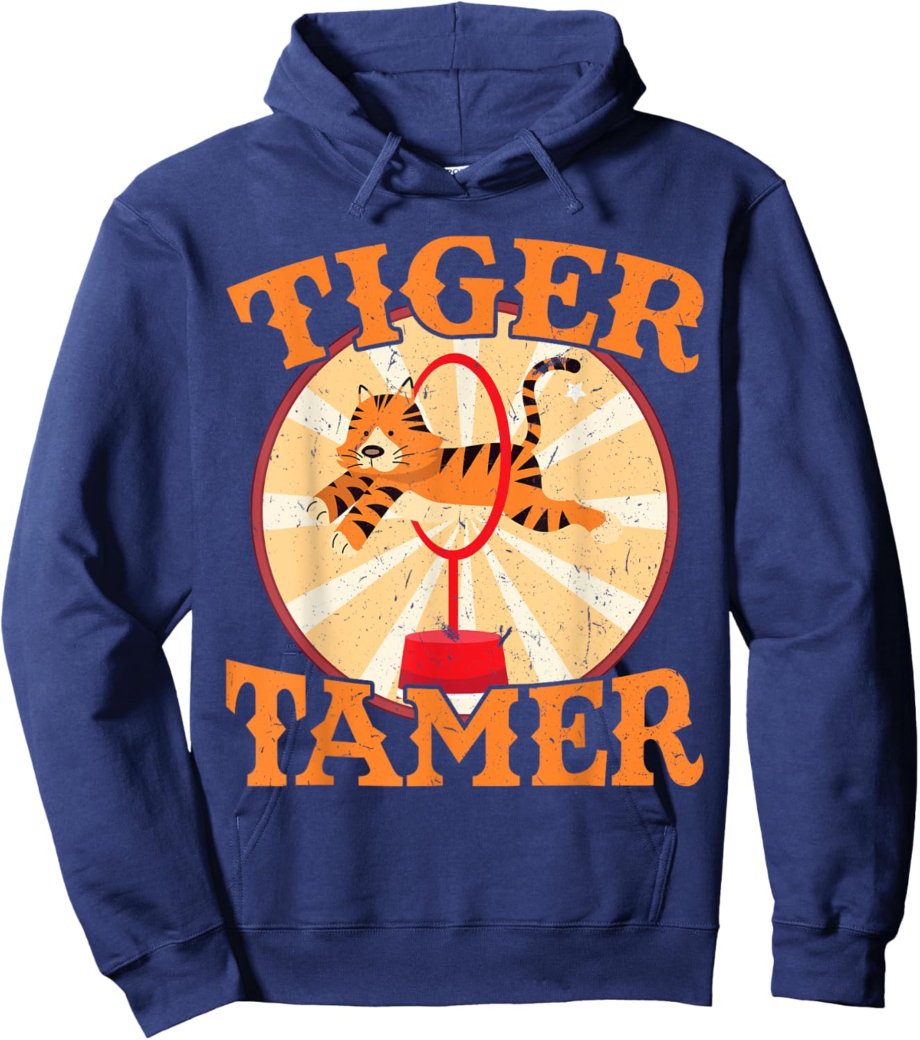 Tiger Tamer - Circus Party Ringmaster Hoodie - Hoodie | Navy