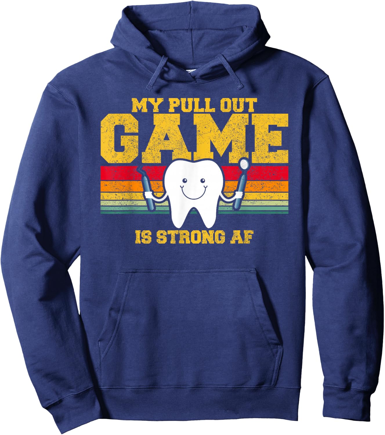 My Extraction Game is Strong AF Funny Word Games Hoodie - Hoodie | Navy