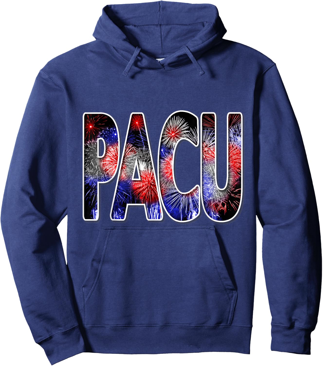 Nurses July 4th Fireworks Patriotic PACU Hoodie - Hoodie | Navy