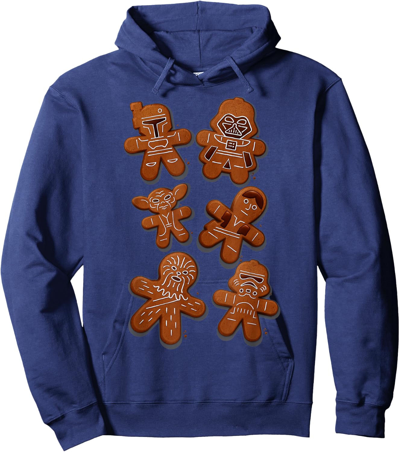 Star Wars Christmas Ginger Bread Wars Graphic Hoodie - Hoodie | Navy