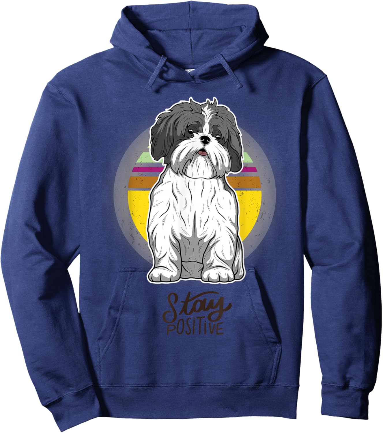 Shih Tzu Shirt Gift Woman & Men Hoodie - Hoodie | Navy