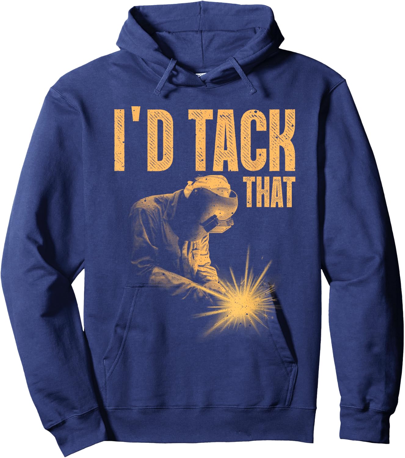 Best Welding Art Men Women Tack Welder Ironworkers Pipeliner Hoodie - Hoodie | Navy