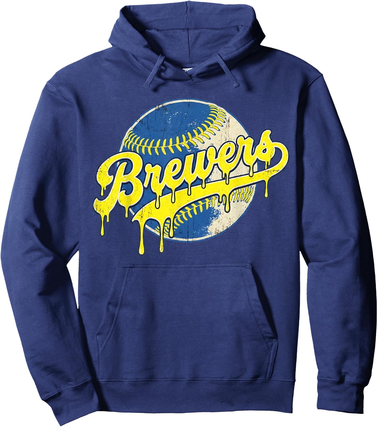 Retro Brewers Drip Vintage Gift Women Boys Girls Hoodie - Hoodie | Navy