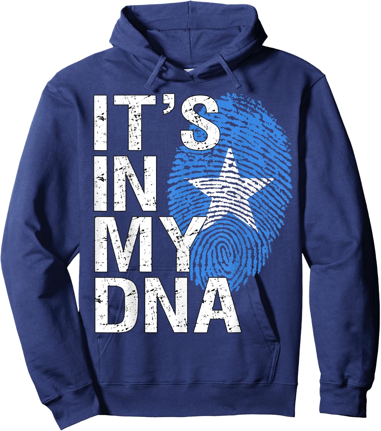It's In My DNA Somalian Patriot Proud African Somalia Flag Hoodie - Hoodie | Navy