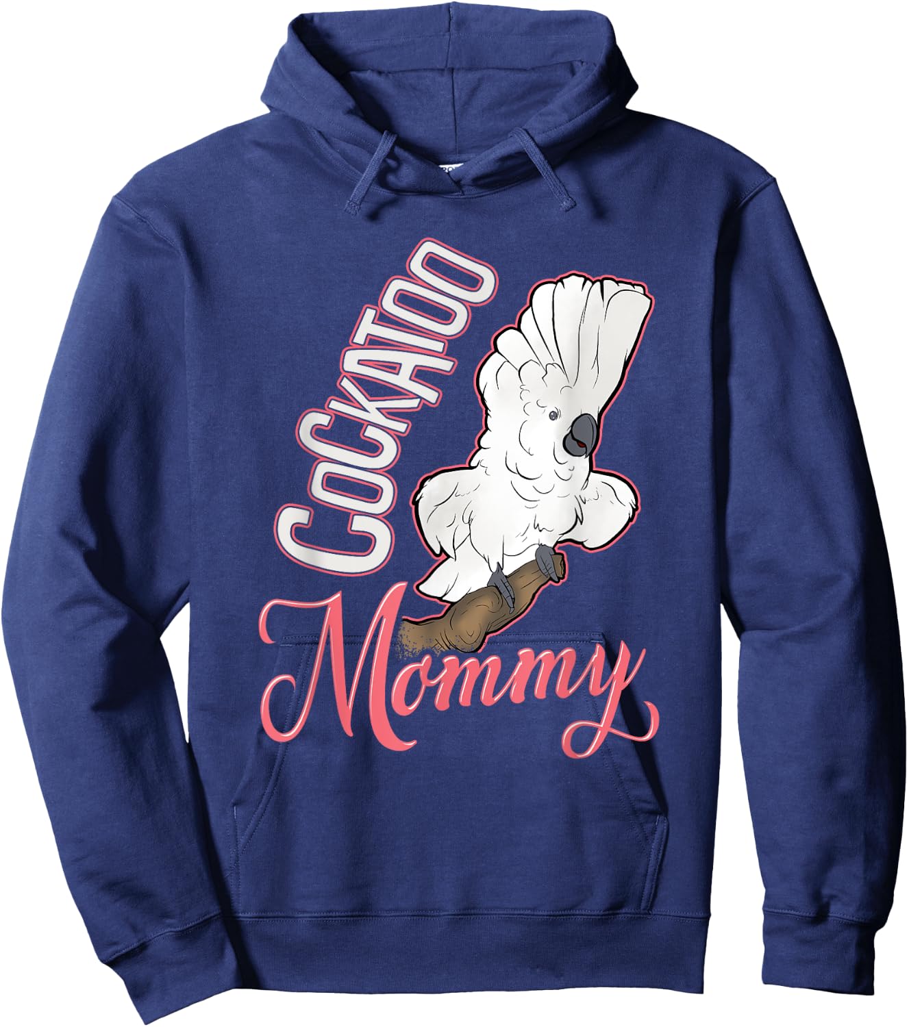Cockatoo Mommy Hoodie - Hoodie | Navy