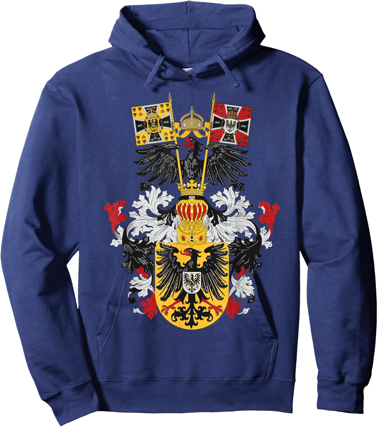 Holy Roman Empire Flag German Eagle Shirt Men Women Hoodie - Hoodie | Navy