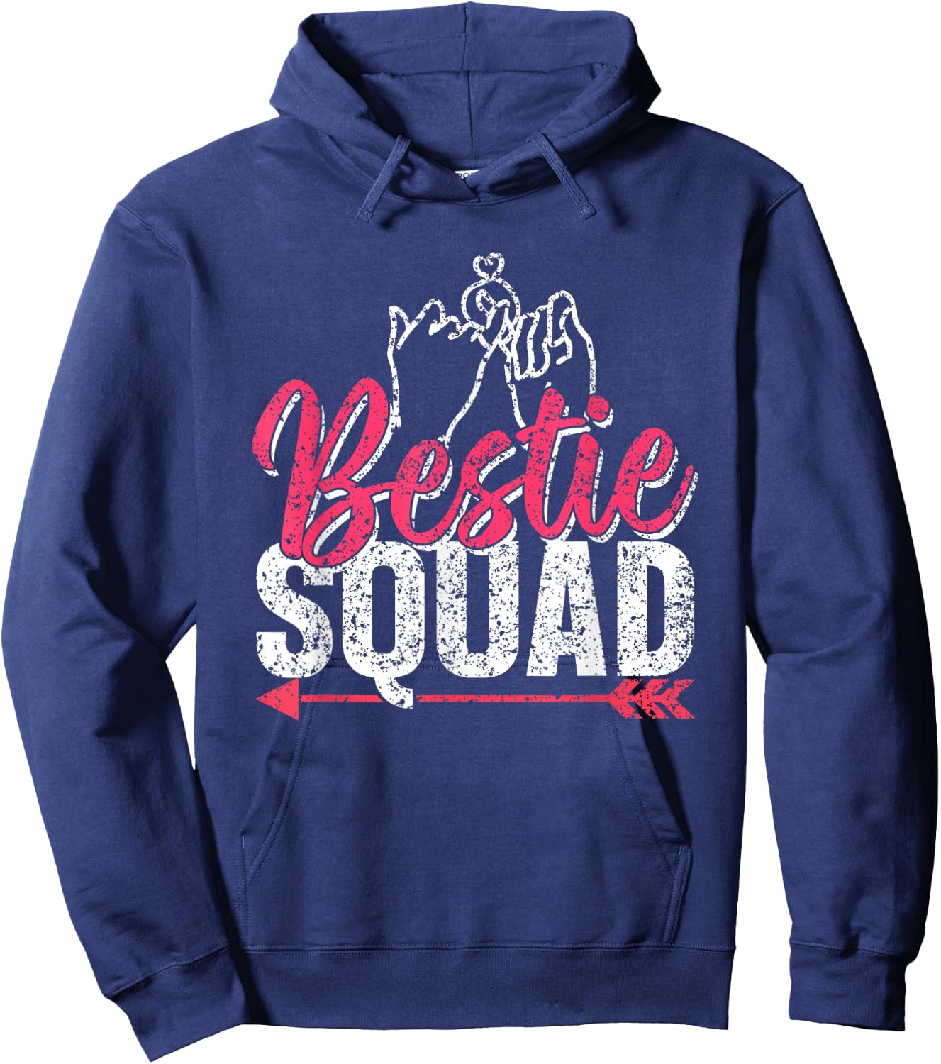Bestie Squad Cute Best Friend Friendship Besties Hoodie - Hoodie | Navy