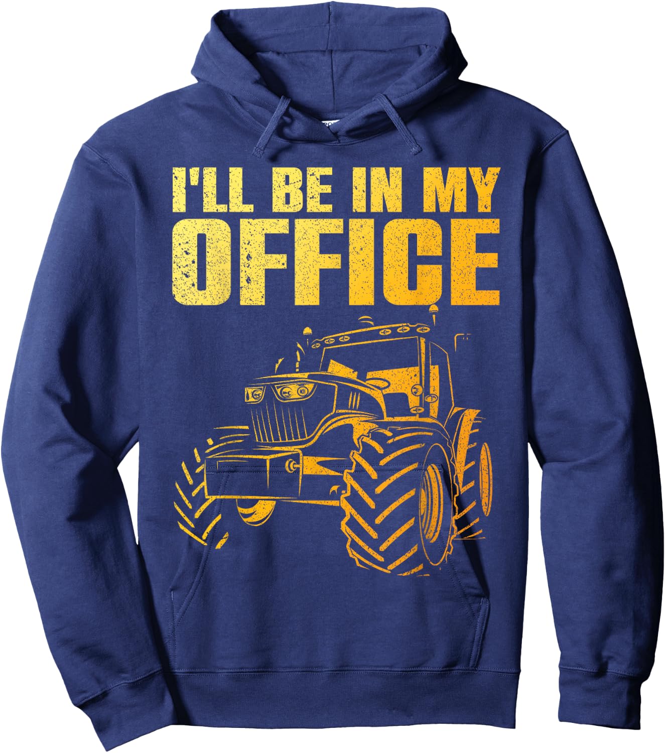 Best Tractor Women Farming Agriculture Farmer Office Hoodie - Hoodie | Navy