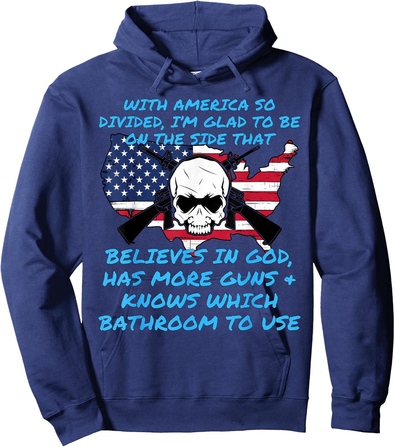 Republican Anti Democrat Funny Political Apparel Hoodie - Hoodie | Navy