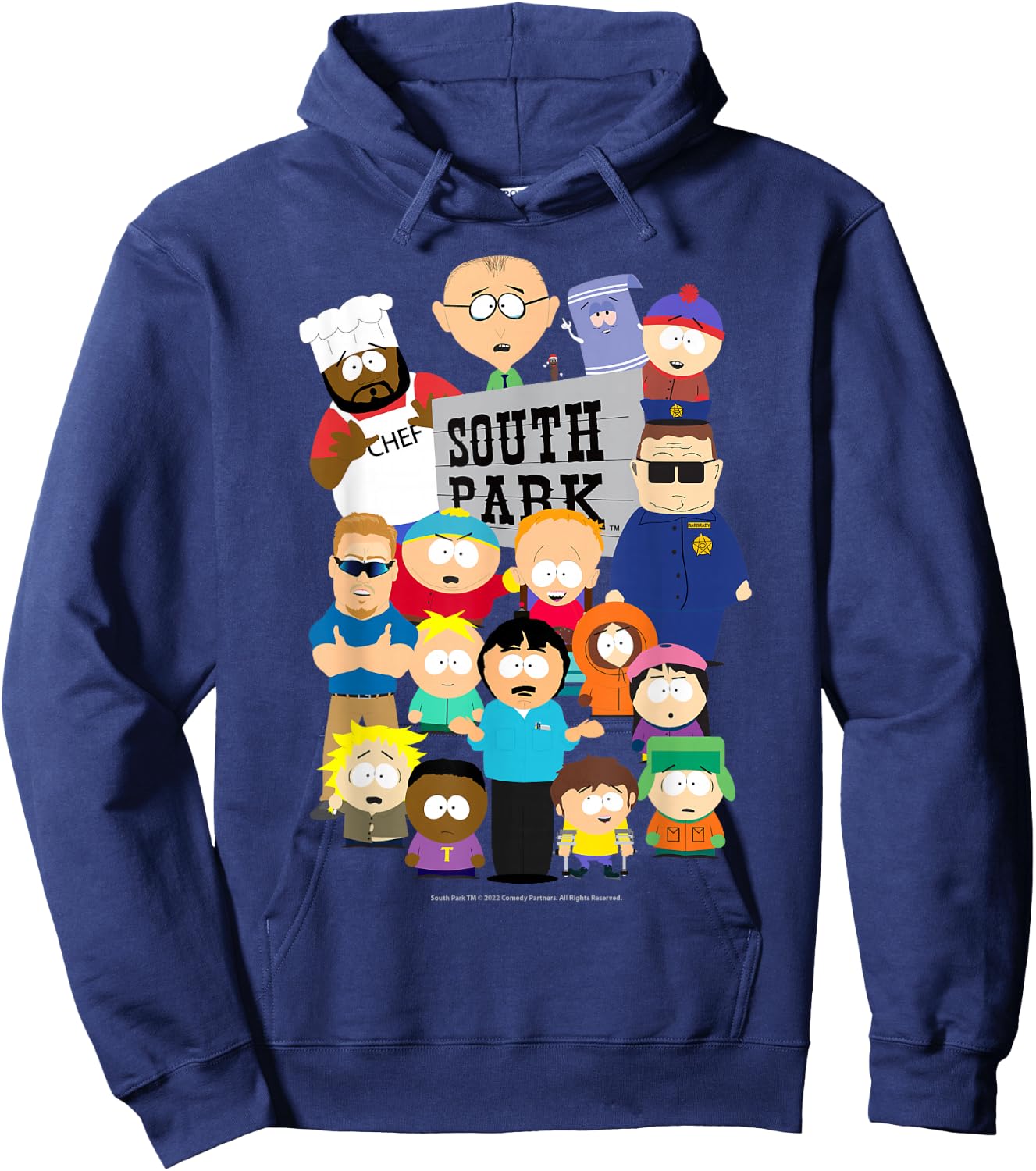 South Park Cast Hoodie - Hoodie | Navy