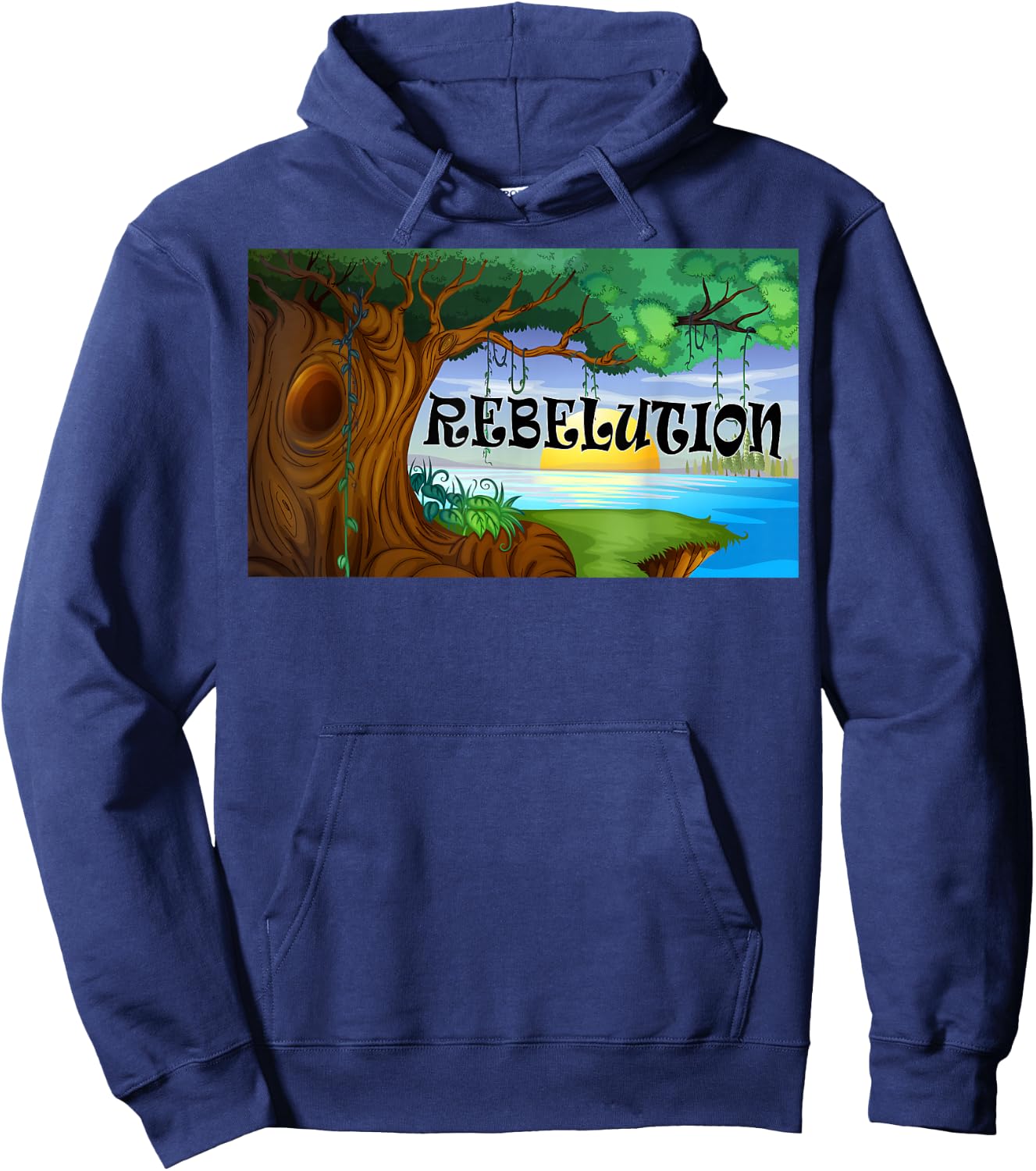 Rebelution Bright Side of Life Hoodie - Hoodie | Navy