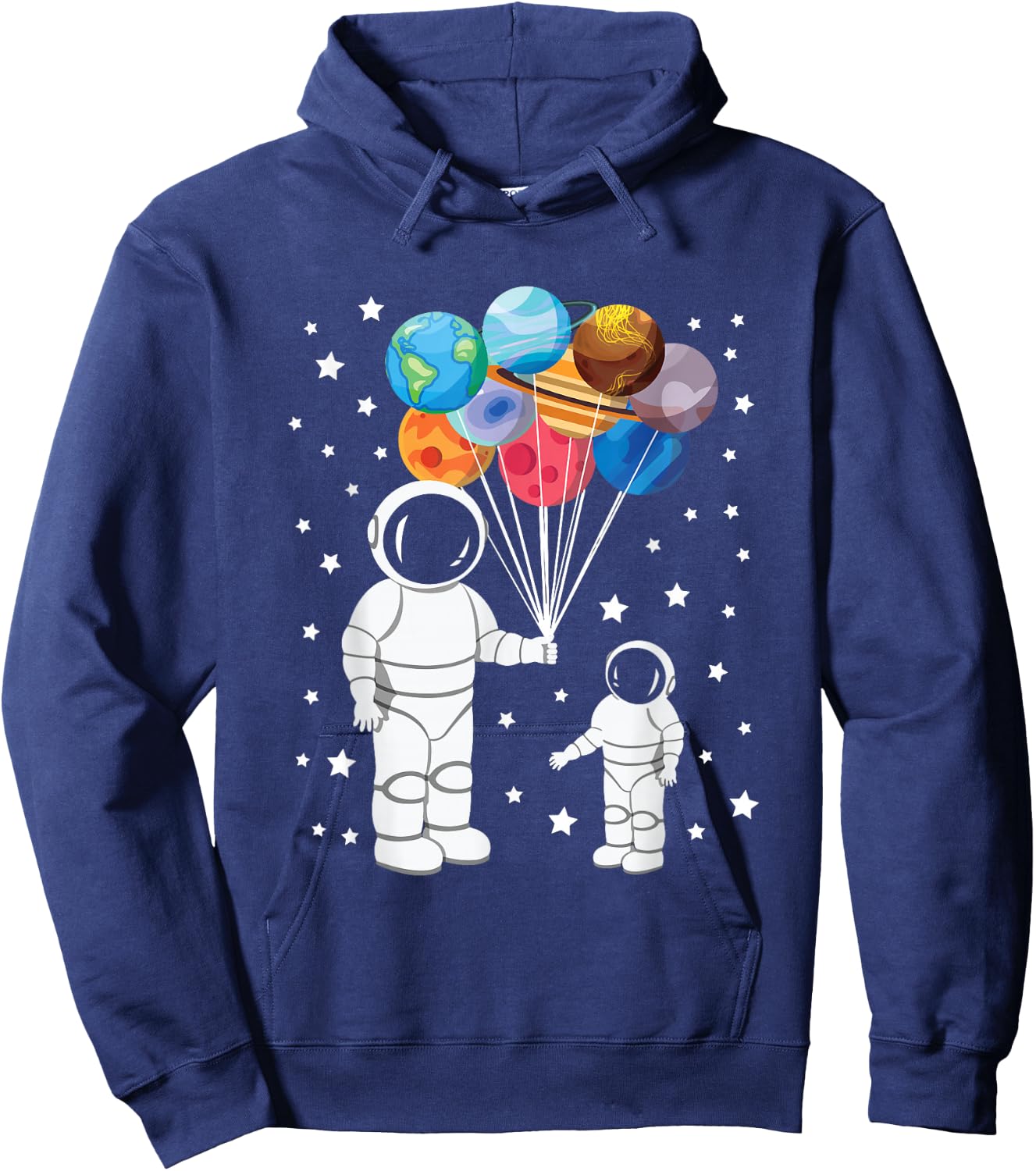 Astronaut Spaceman Funny Space Dwarf Solar System Astronomy Hoodie - Hoodie | Navy
