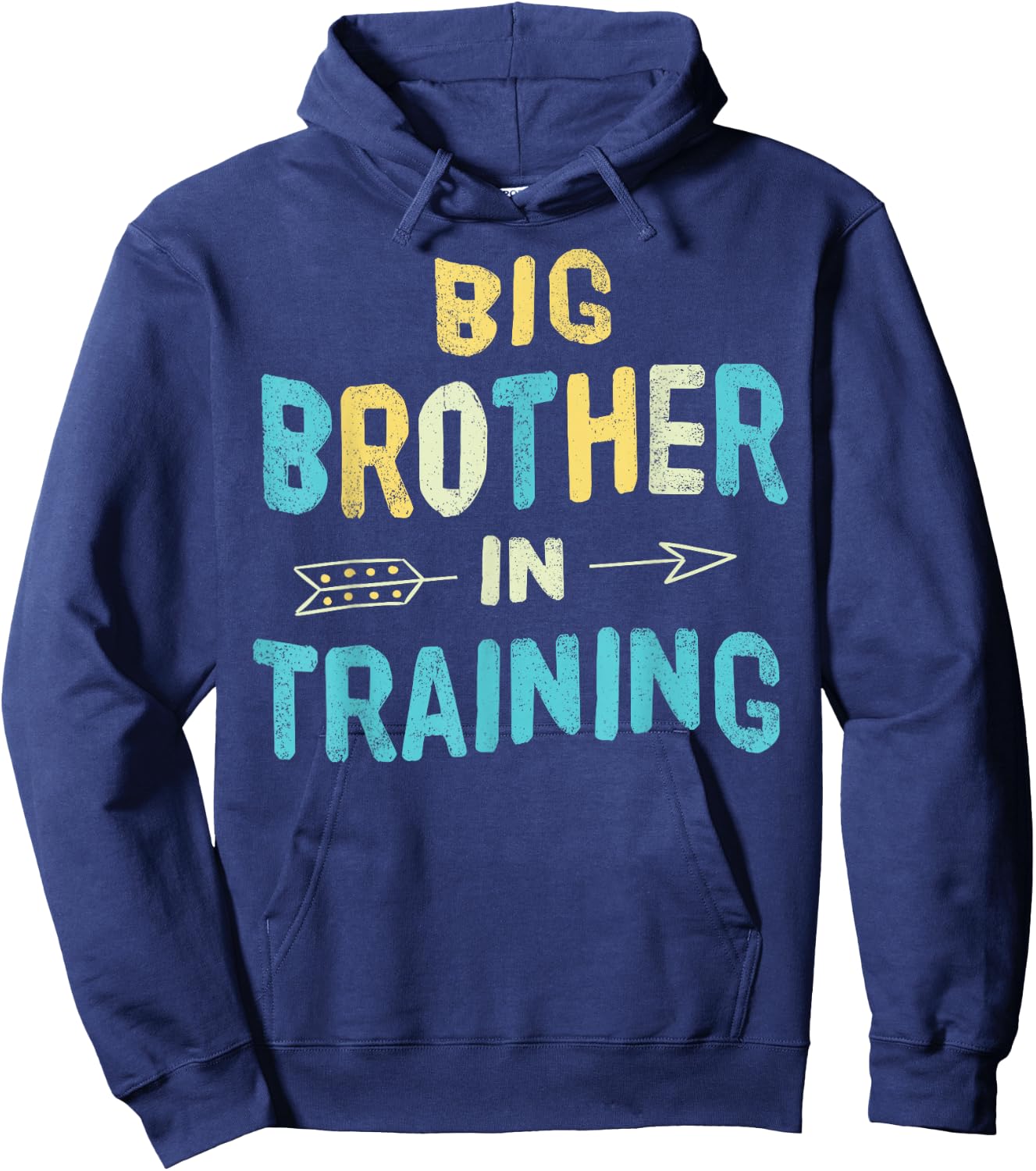 New Big Brother Gifts, Big Brother in Training Shirt Hoodie - Hoodie | Navy