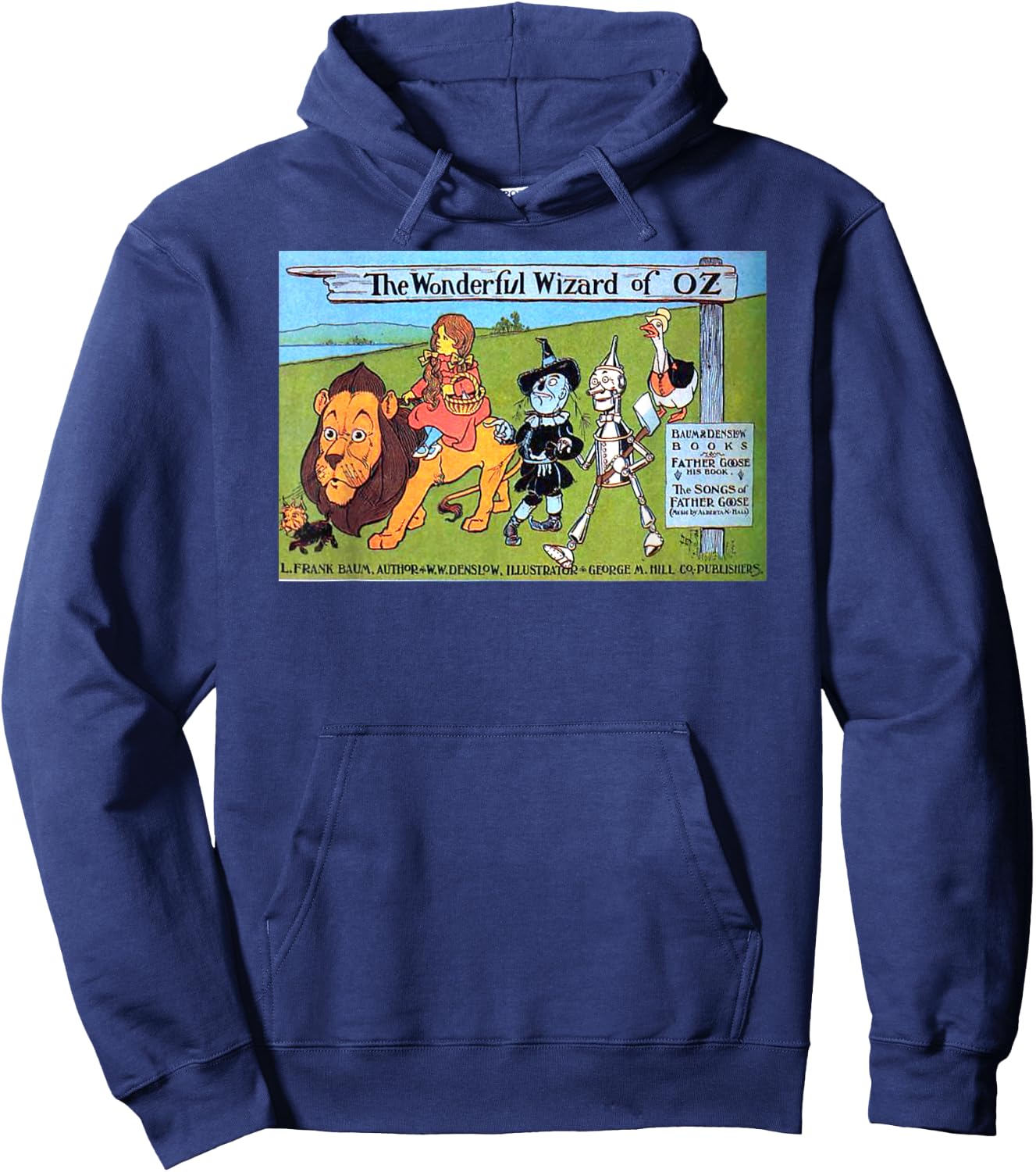 The Wizard Of OZ Book Character Promo - Vintage Hoodie - Hoodie | Navy