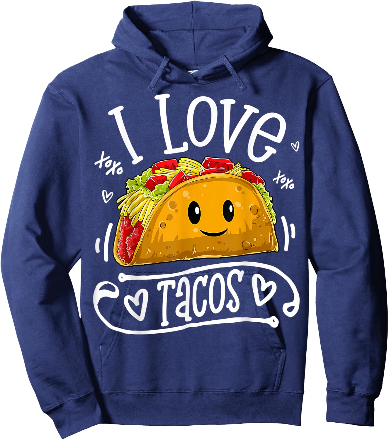 I Love Tacos T shirt Women Men Kids Boys Taco Cinco De Mayo Hoodie - Hoodie | Navy