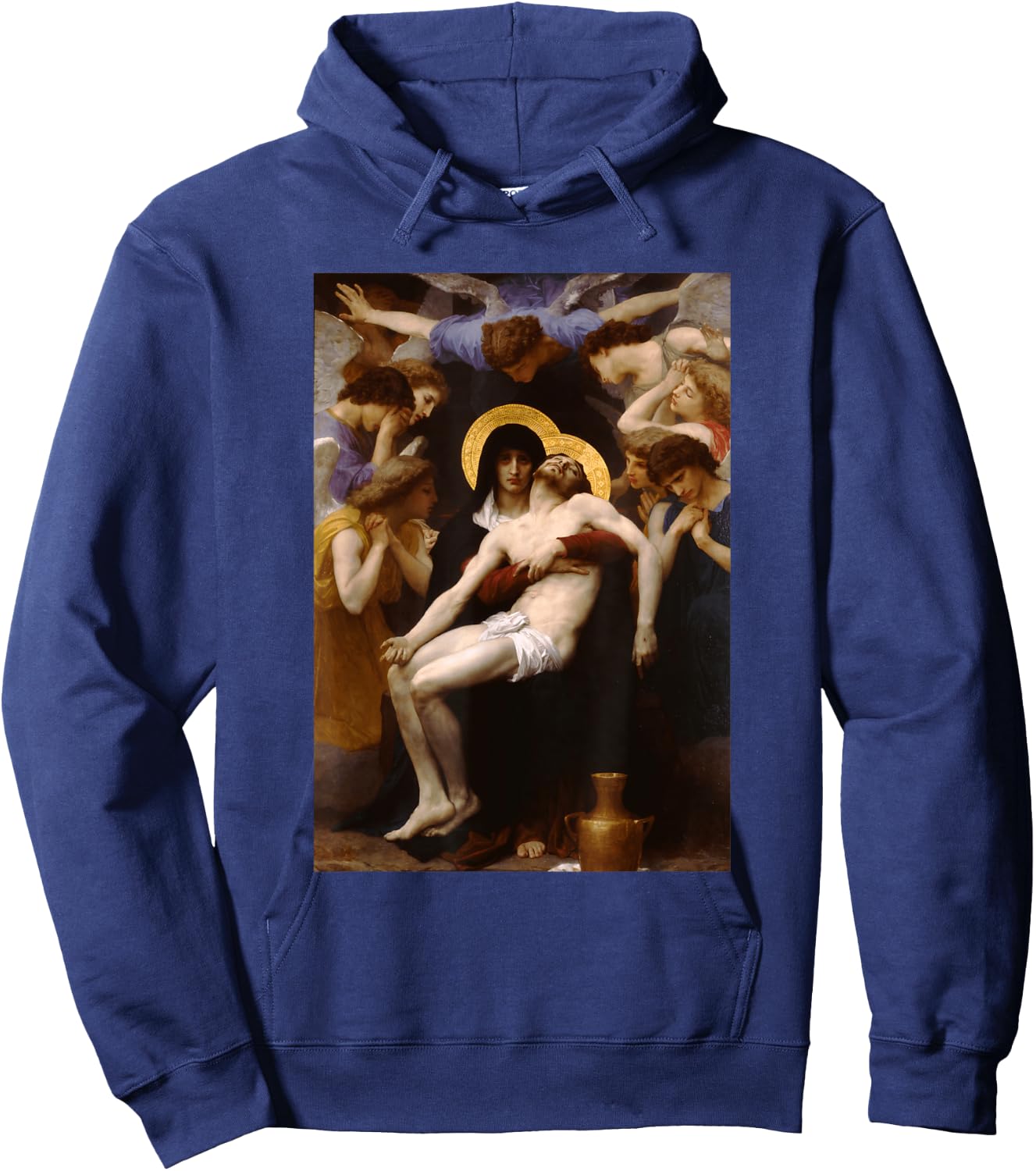 William-Adolphe Bouguereau - Pieta #2 - For artists Hoodie - Hoodie | Navy