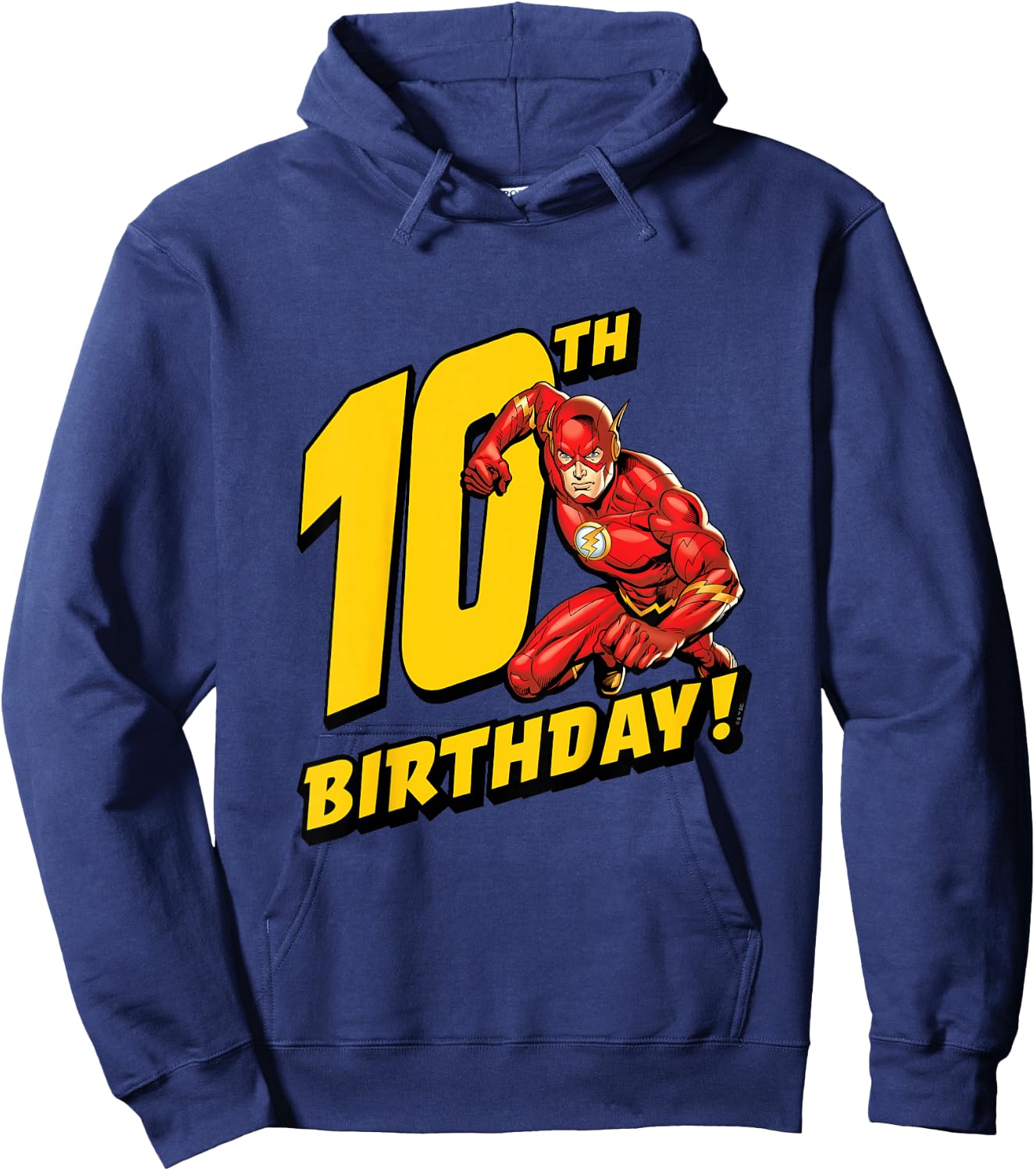 Kids The Flash 10th Birthday Hoodie - Hoodie | Navy