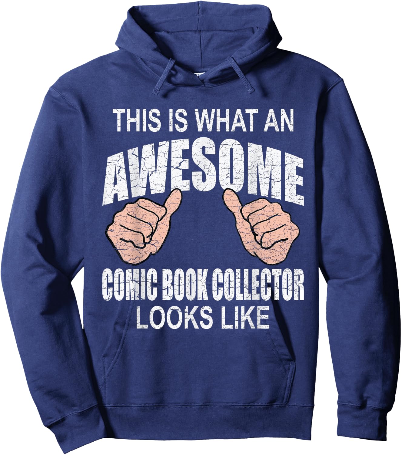 Funny Comic Book Collector Graphic Novel Collector Gifts Hoodie - Hoodie | Navy