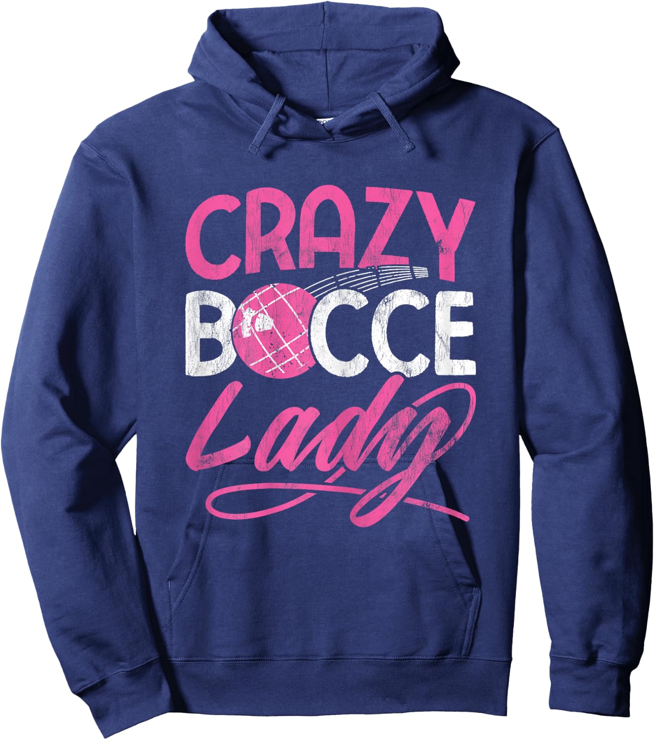 Crazy Bocce Ball Hoodie - Hoodie | Navy