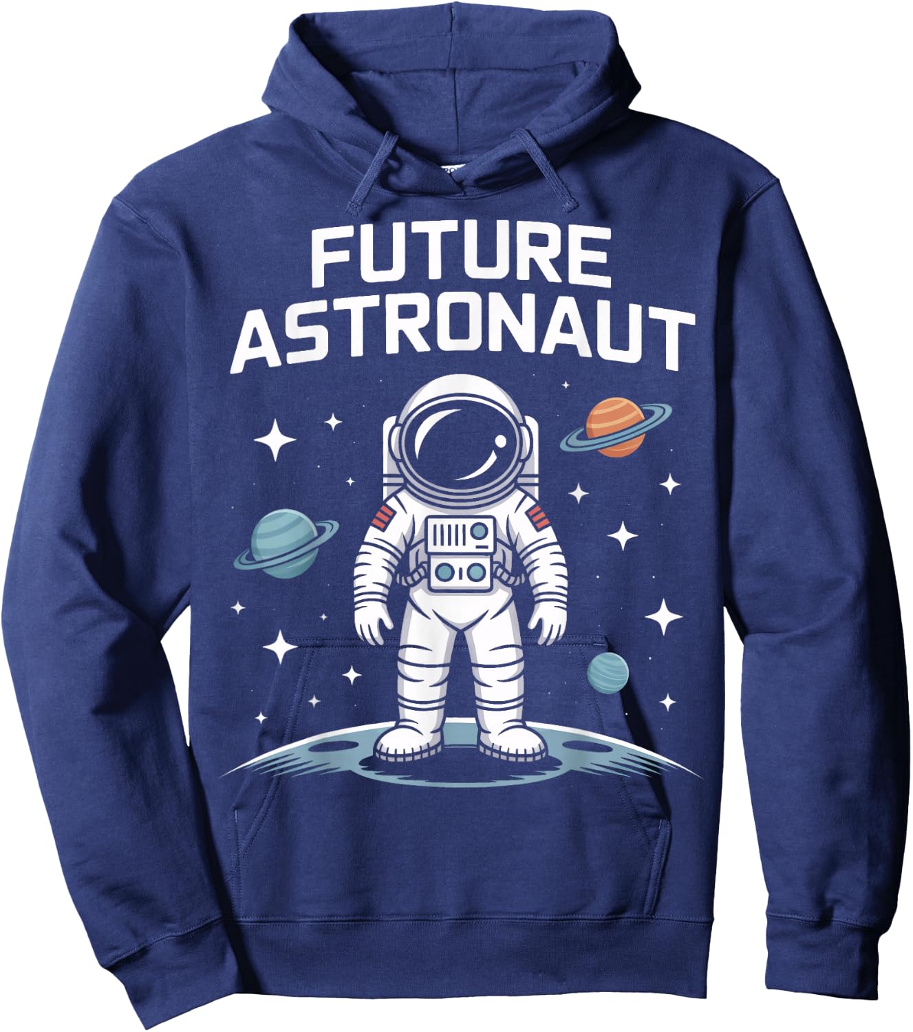 Space Kid Future Astronaut Galaxy Seeker Boys Girls Hoodie - Hoodie | Navy