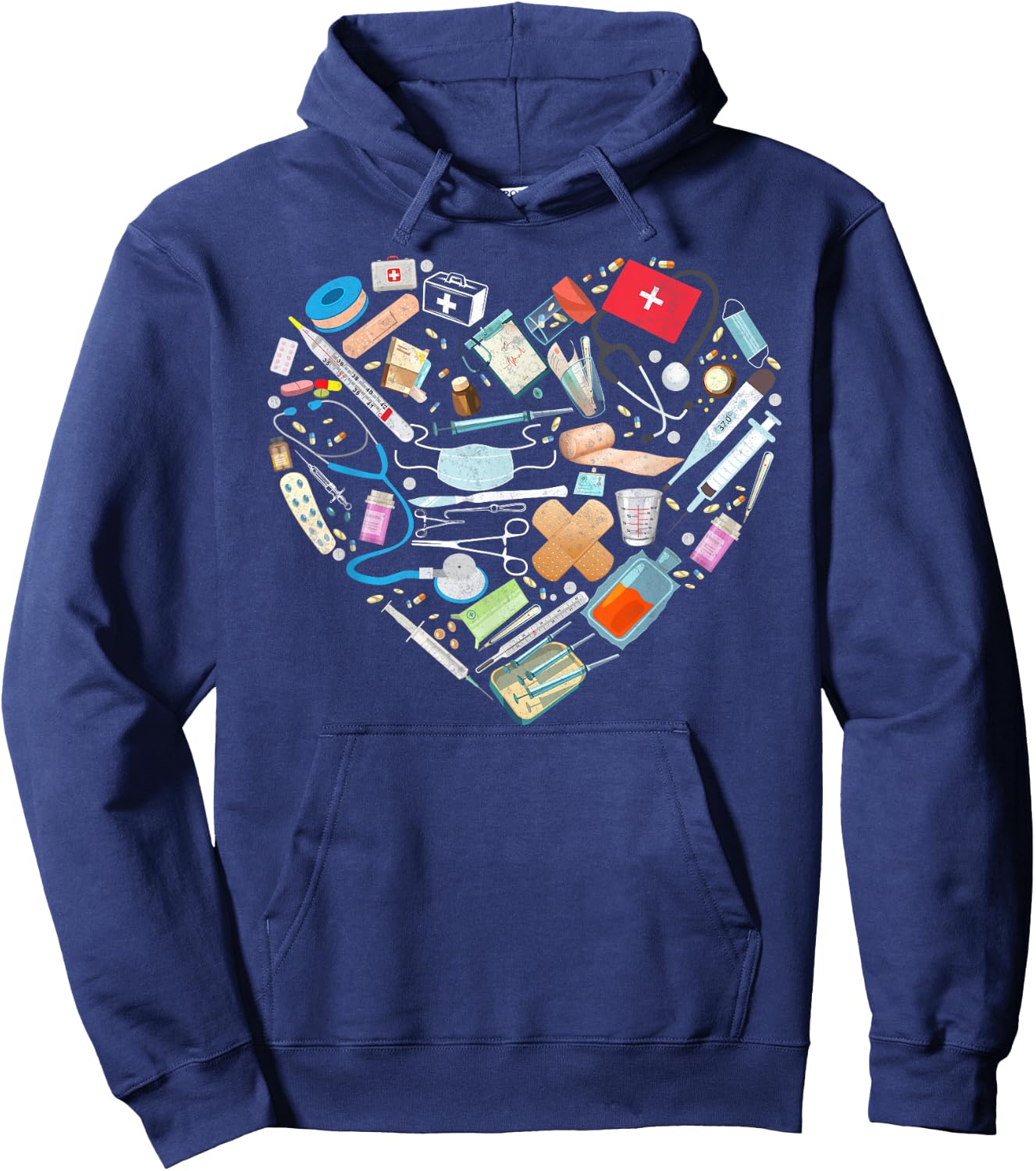 Certified Medical Assistant Heart Nurse Doctor CMA Hoodie - Hoodie | Navy