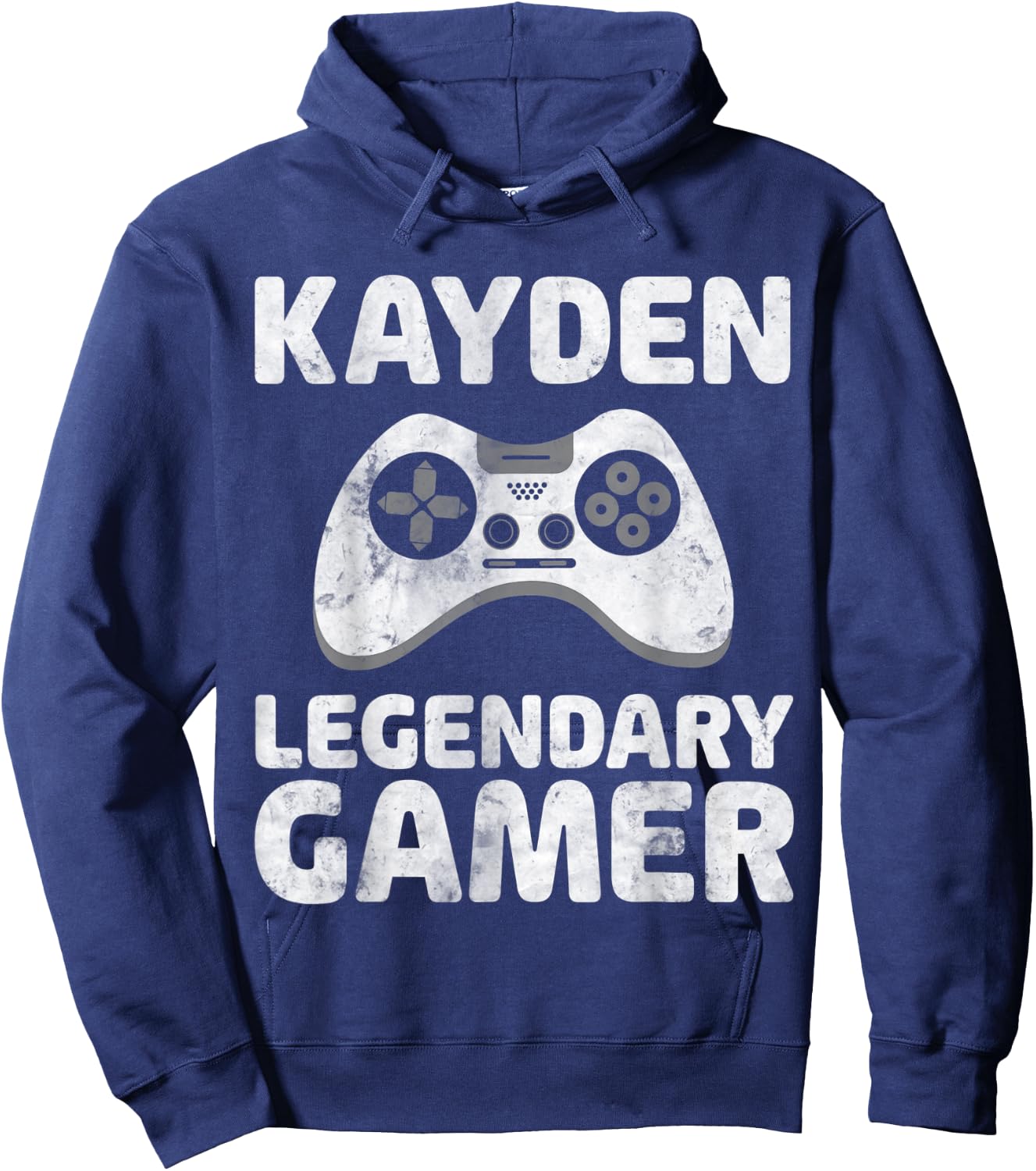 Personalized Legendary Gamer Shirt Kayden Name Video Gamer Hoodie - Hoodie | Navy