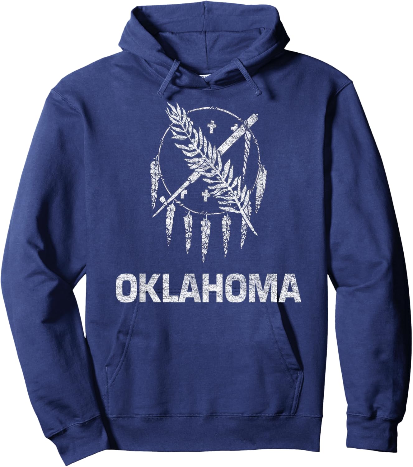State Flag of Oklahoma Hoodie - Hoodie | Navy
