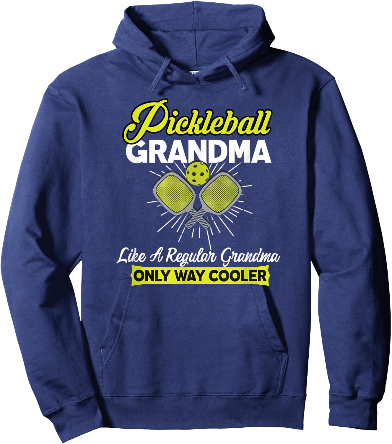 Pickleball Grandma Funny Women Player Pickle Ball Hoodie - Hoodie | Navy