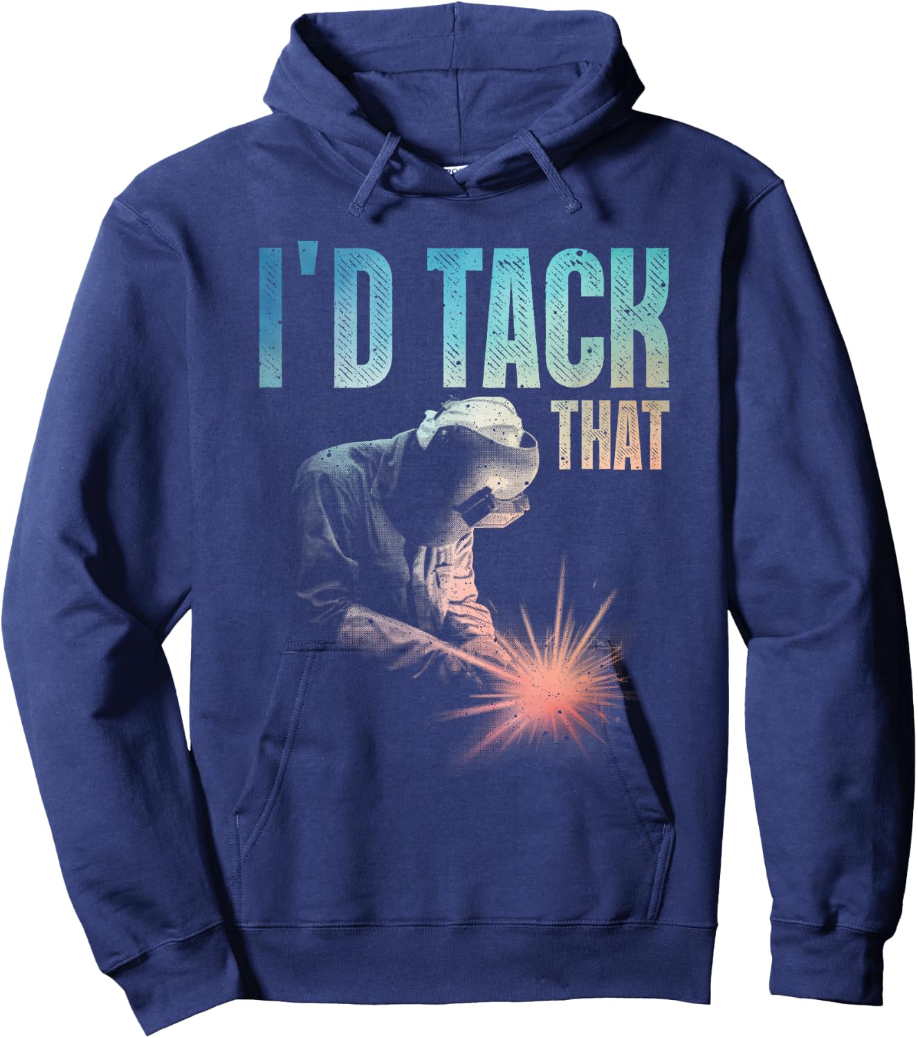 Best Welding Art Men Women Tack Welder Ironworkers Pipeliner Hoodie - Hoodie | Navy