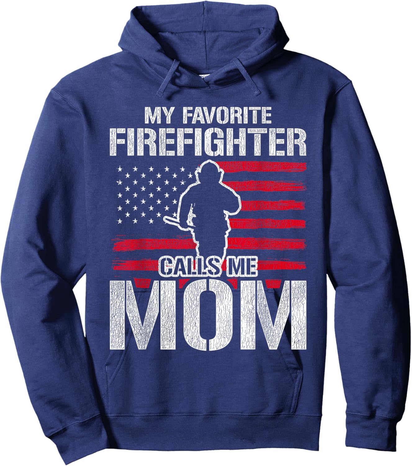 911 Rescue Firefighter Mom Mothers Day Gift Firefighter Hoodie - Hoodie | Navy