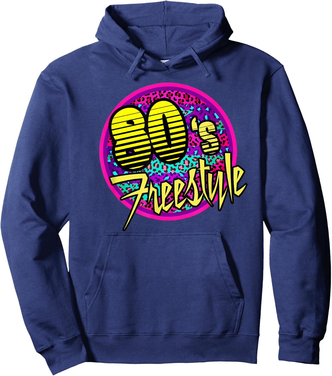 80s Freestyle Music Lovers of Eighties Club Dance Great Hoodie - Hoodie | Navy