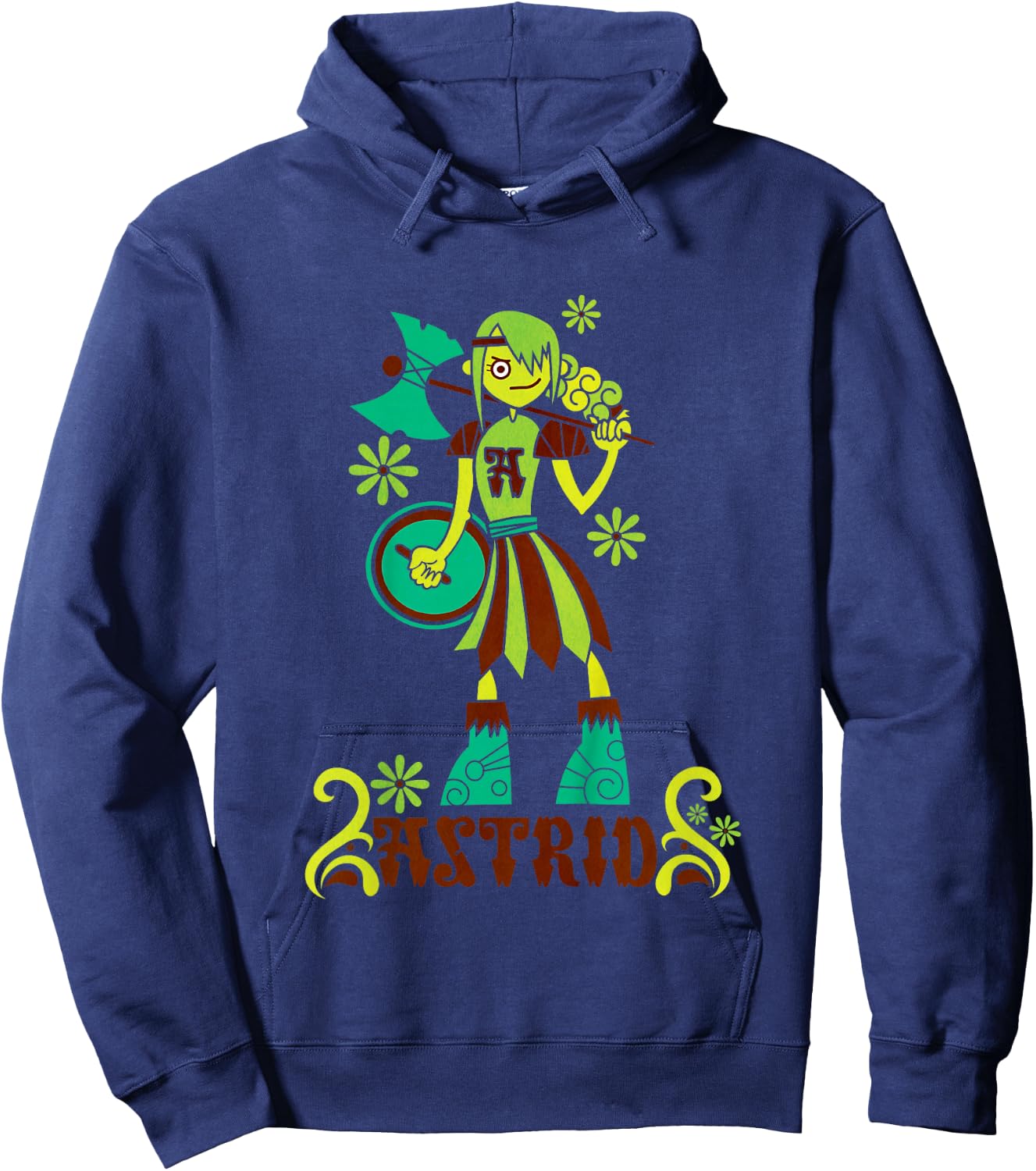 DreamWorks' Dragons: Green Astrid Hoodie - Hoodie | Navy