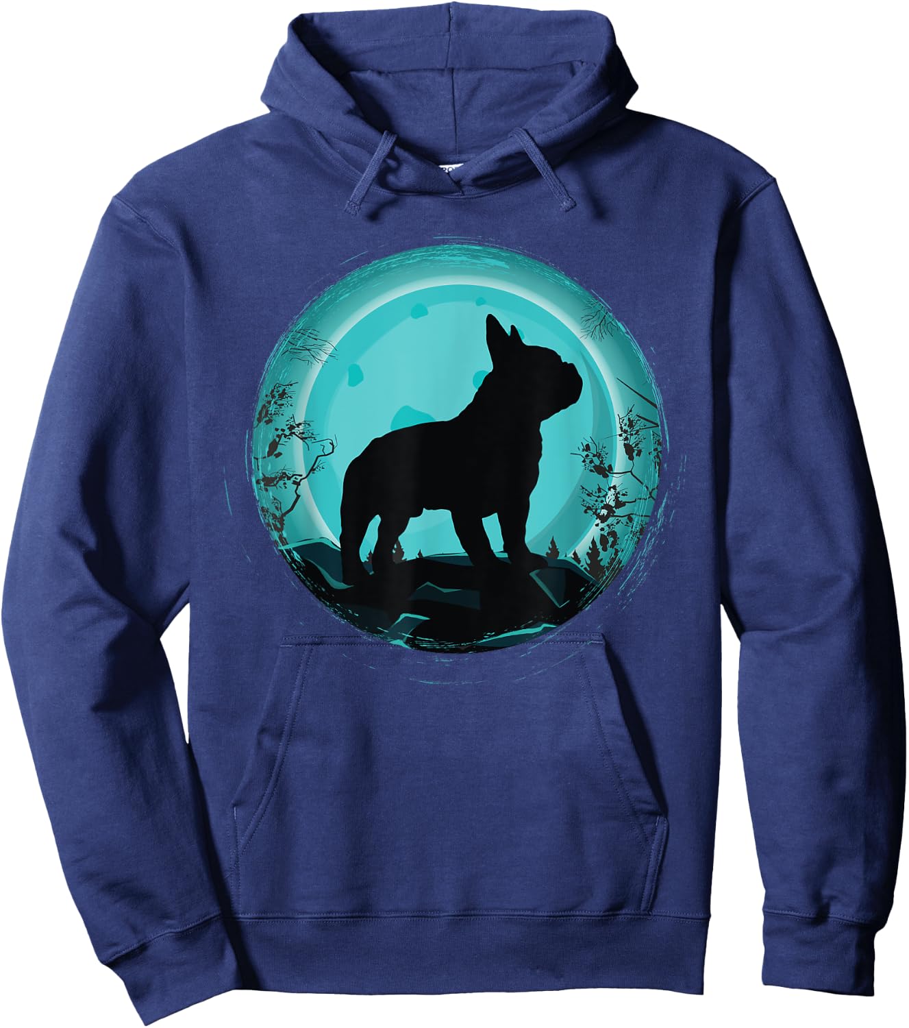 French Bulldog Frenchie Dog Women Kids Hoodie - Hoodie | Navy