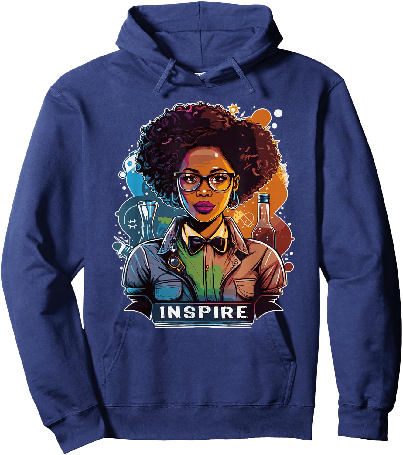 African-American Black Scientist and Inventor Day Hoodie - Hoodie | Navy