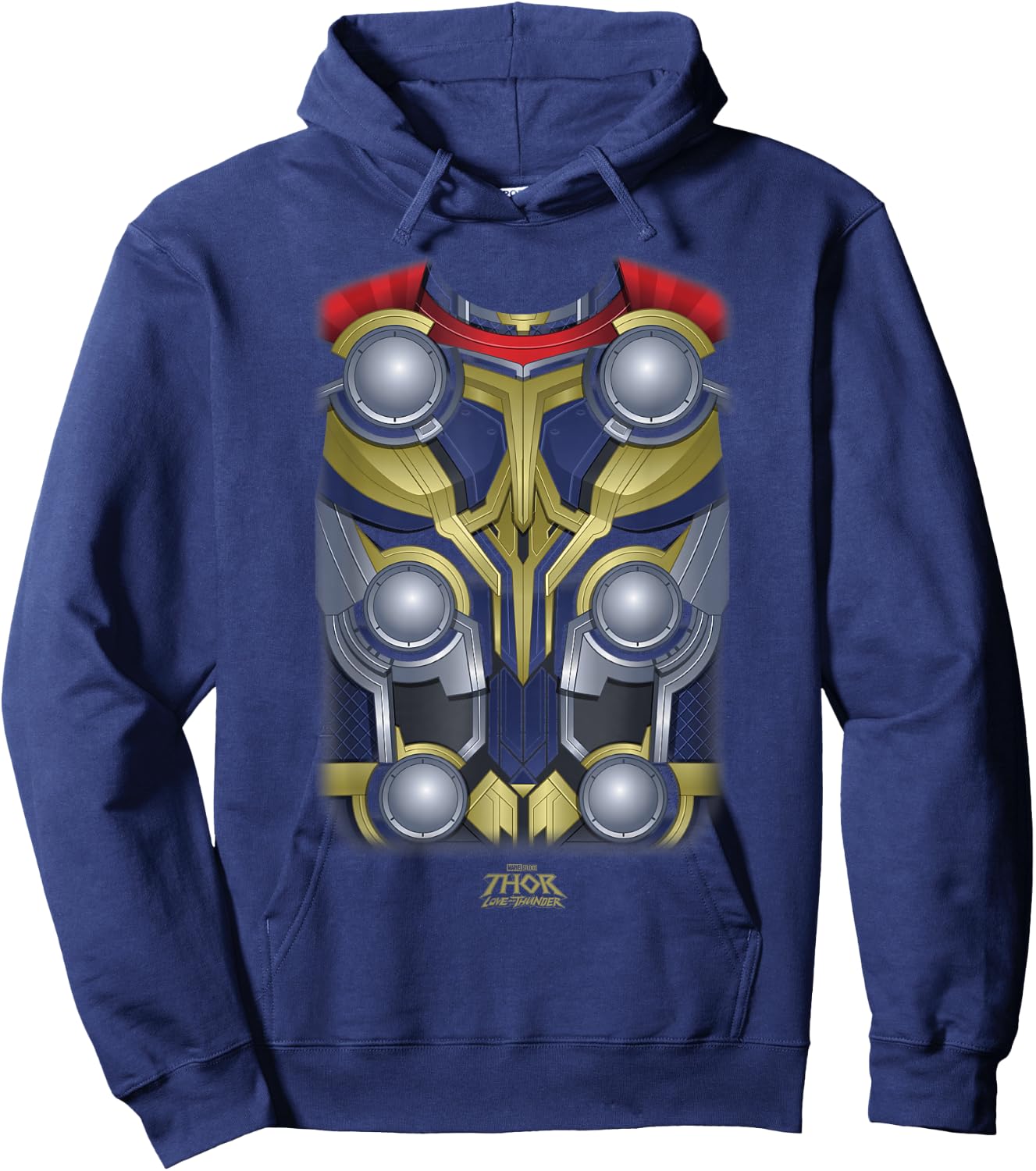 Marvel Thor: Love and Thunder Thor Halloween Costume Hoodie - Hoodie | Navy