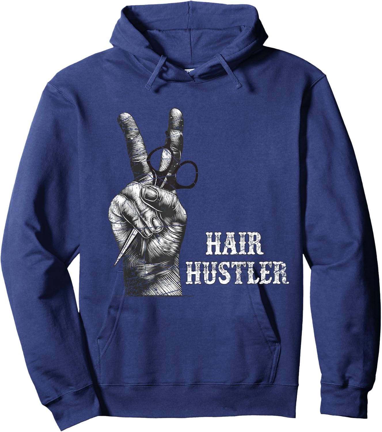 Hairdresser Cosmetology Barber Gift Hairstylist Hoodie - Hoodie | Navy