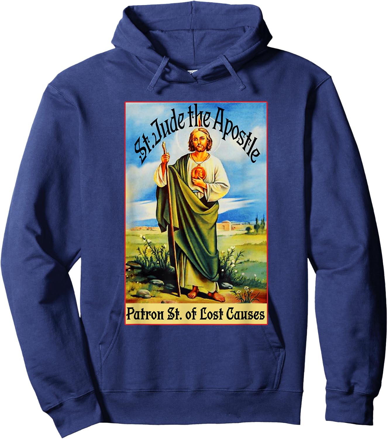 St. Jude the Apostle of Jesus Lost Causes Patron Saint Hoodie - Hoodie | Navy