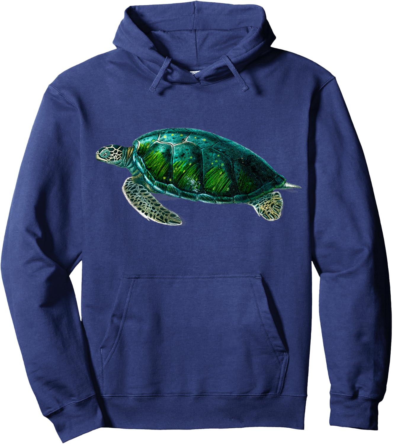 Aquarell | Sea Turtle Hoodie - Hoodie | Navy