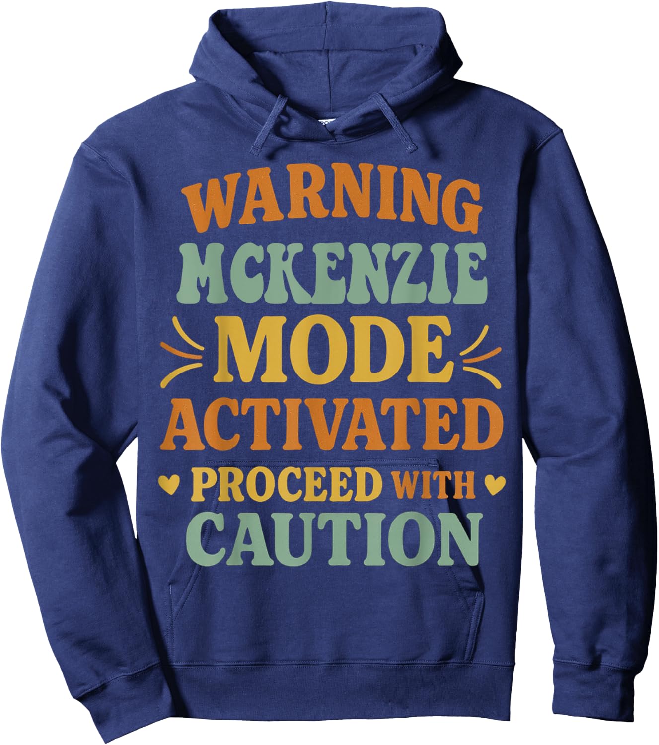 MCKENZIE Personalized Women's Gift Custom MCKENZIE Hoodie - Hoodie | Navy