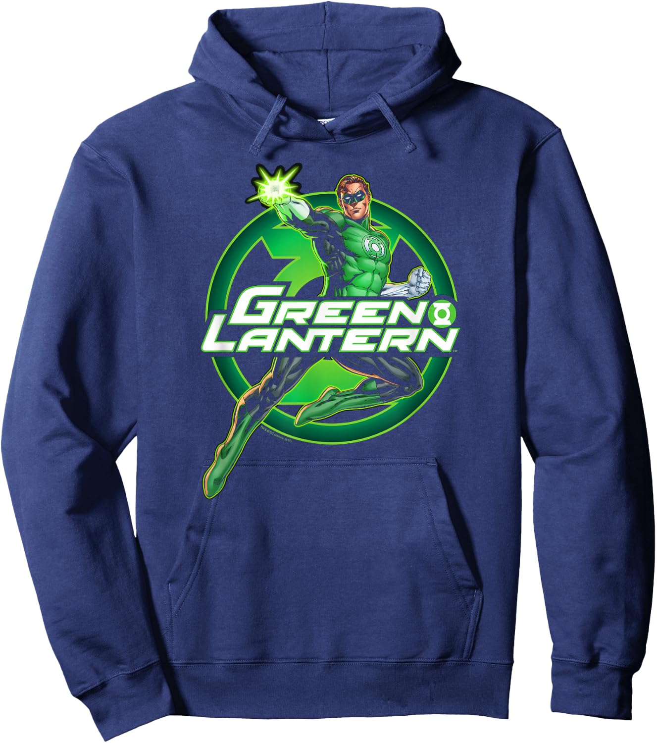 Green Lantern Glow Hoodie - Hoodie | Navy